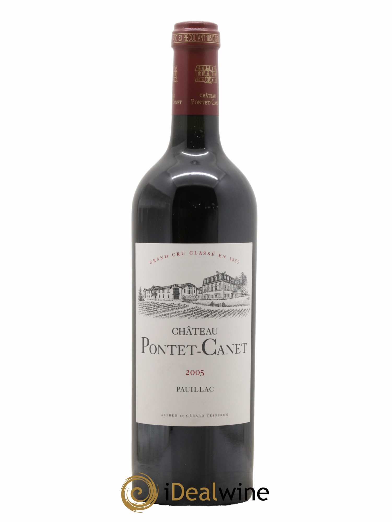 Château Pontet Canet 5ème Grand Cru Classé 2005 - Lot de 1 bouteille - 0