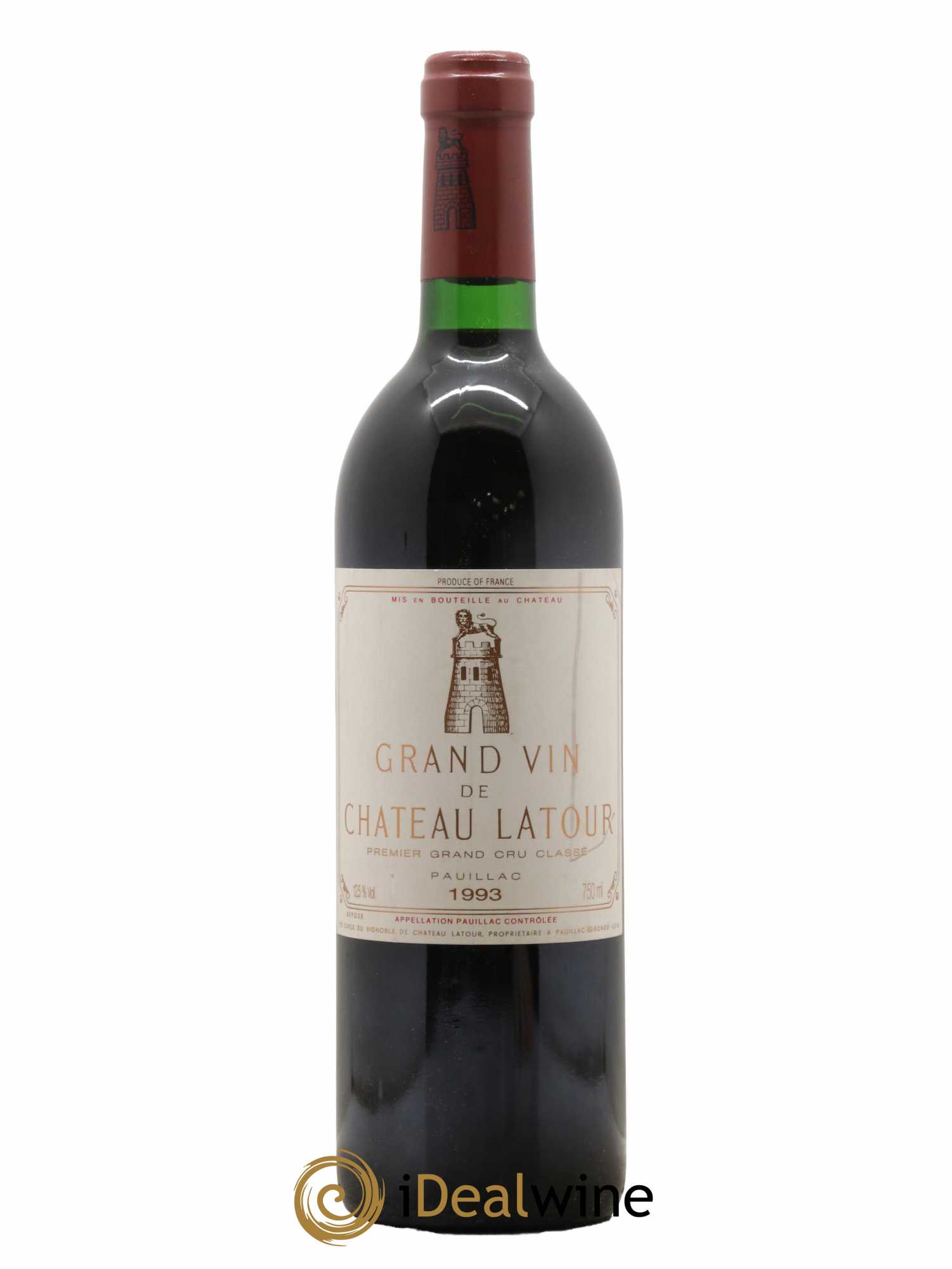 Château Latour 1er Grand Cru Classé 1993 - Lot de 1 bouteille - 0