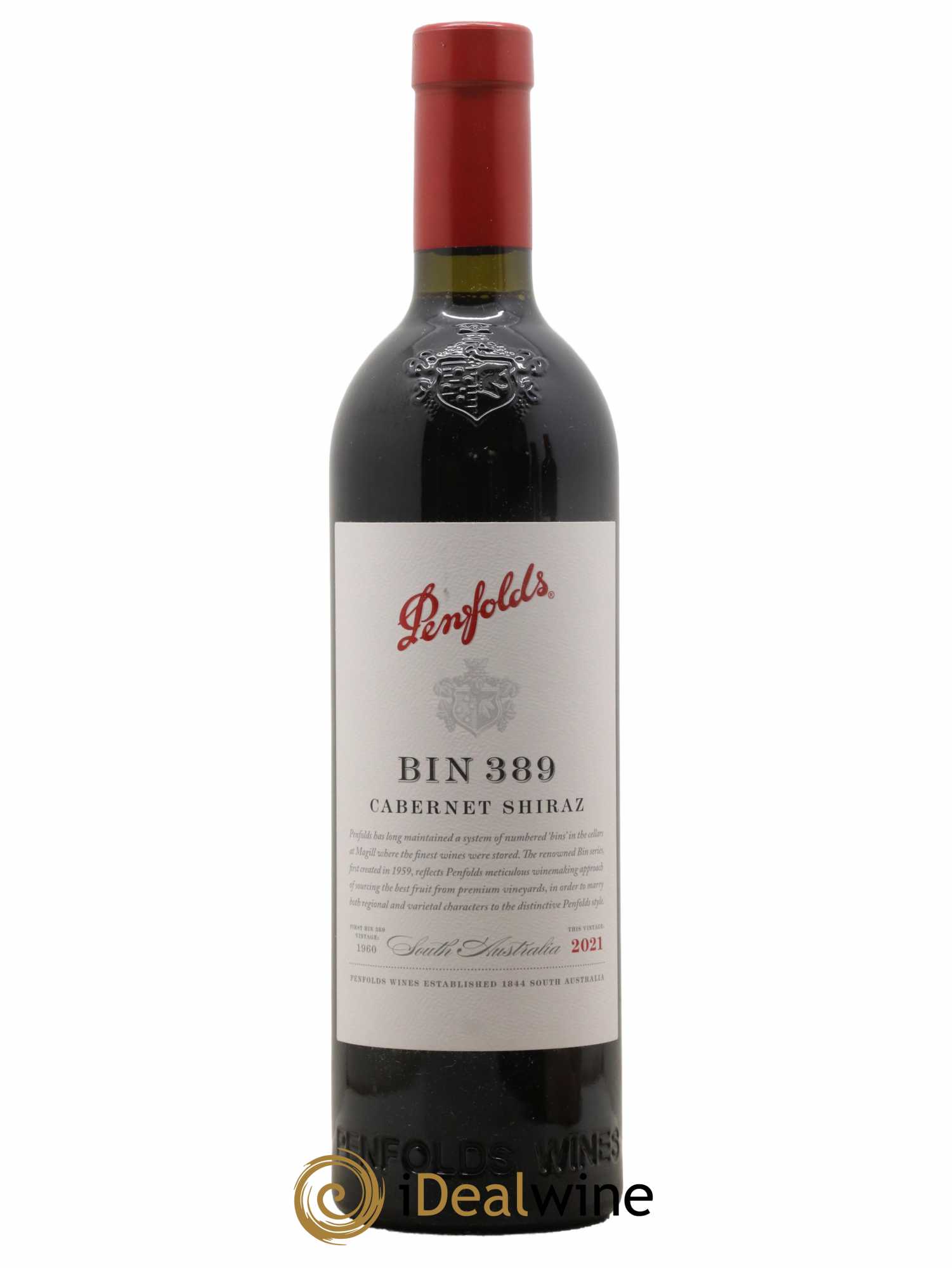 South Australia Penfolds Wines Bin 389 Cabernet Shiraz 2021 - Lot de 1 bouteille - 0