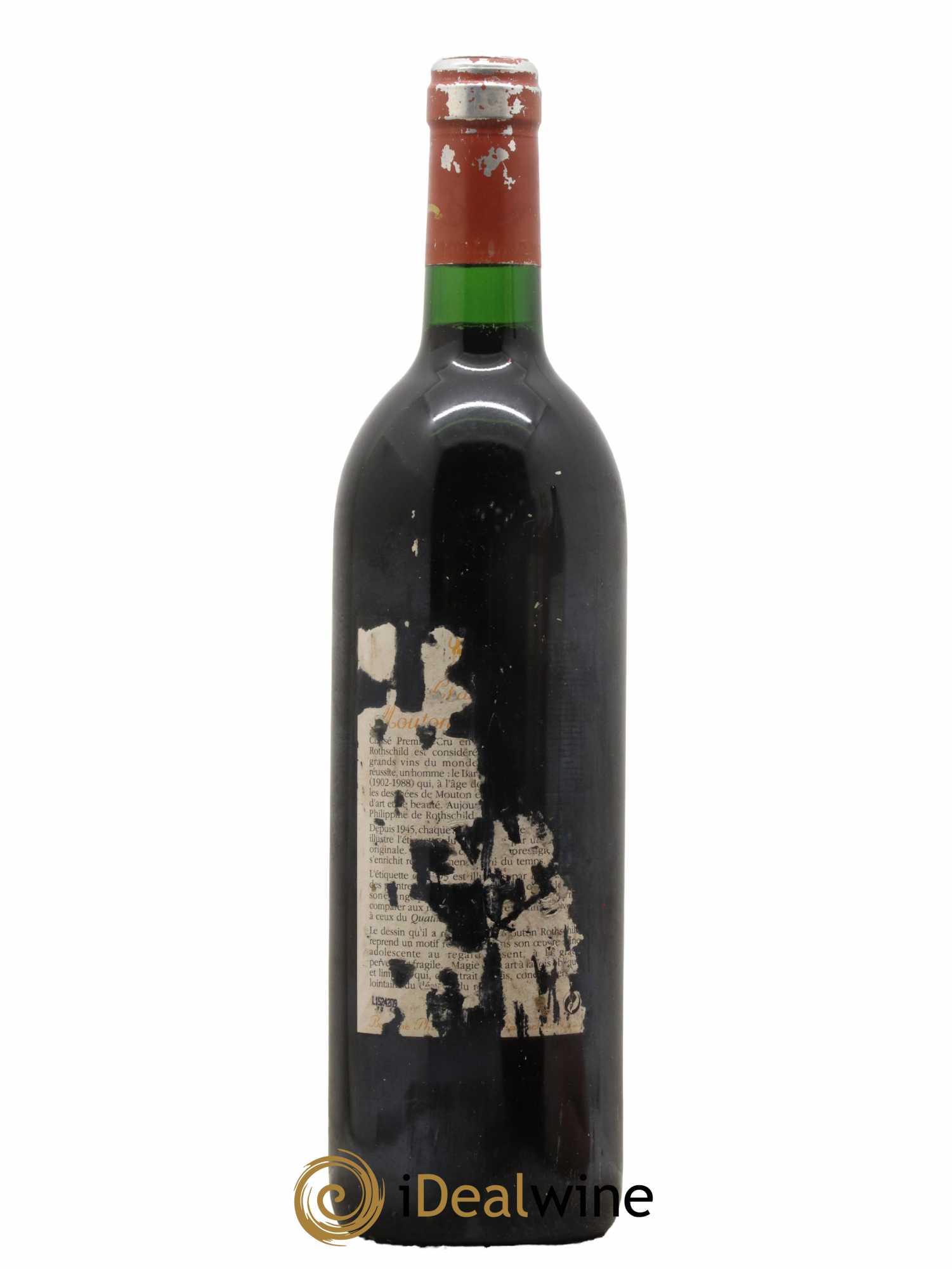 Château Mouton Rothschild 1er Grand Cru Classé 1993 - Lot de 1 bouteille - 1