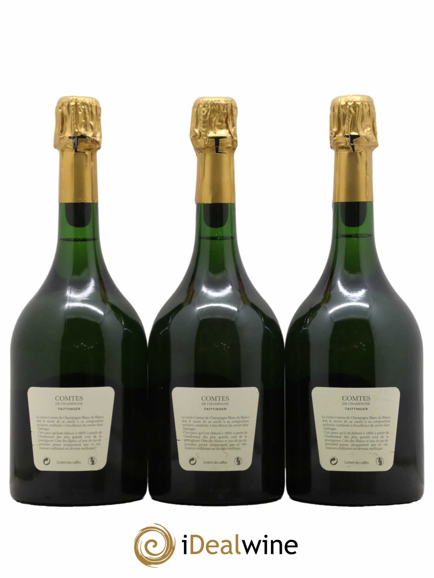 Comtes de Champagne Taittinger 1999 - Lot de 3 bouteilles - 1