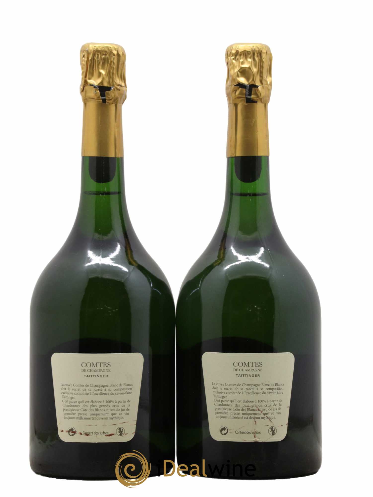 Comtes de Champagne Taittinger 1999 - Lot de 2 bouteilles - 1