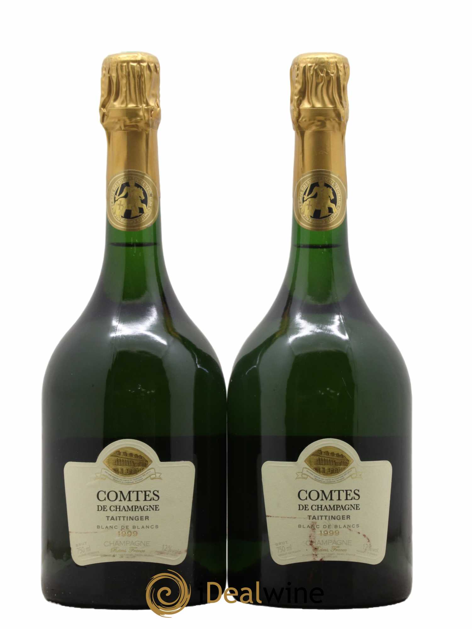 Comtes de Champagne Taittinger 1999 - Lot de 2 bouteilles - 0