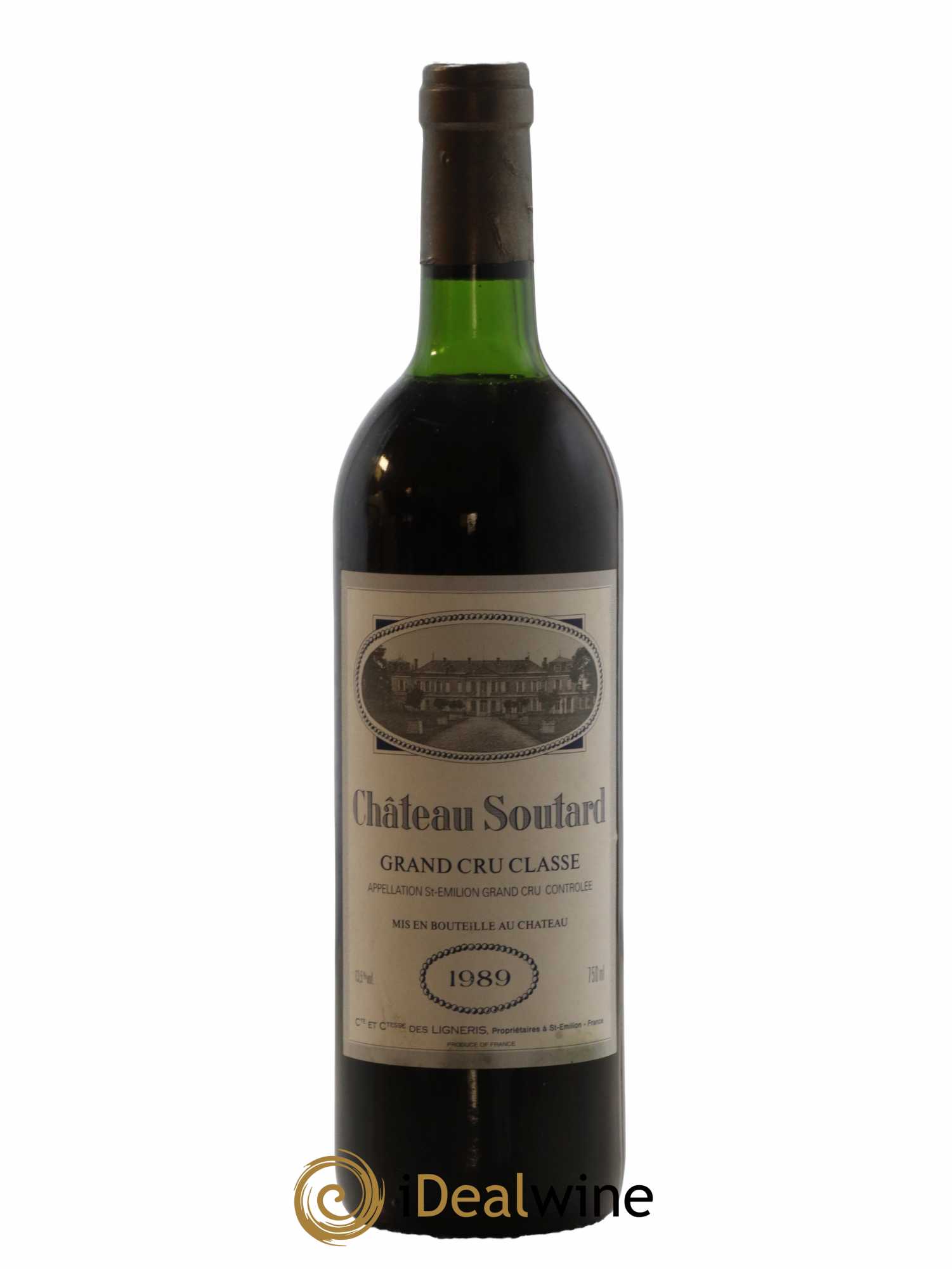 Château Soutard Grand Cru Classé 1989 - Lot de 1 bouteille - 0