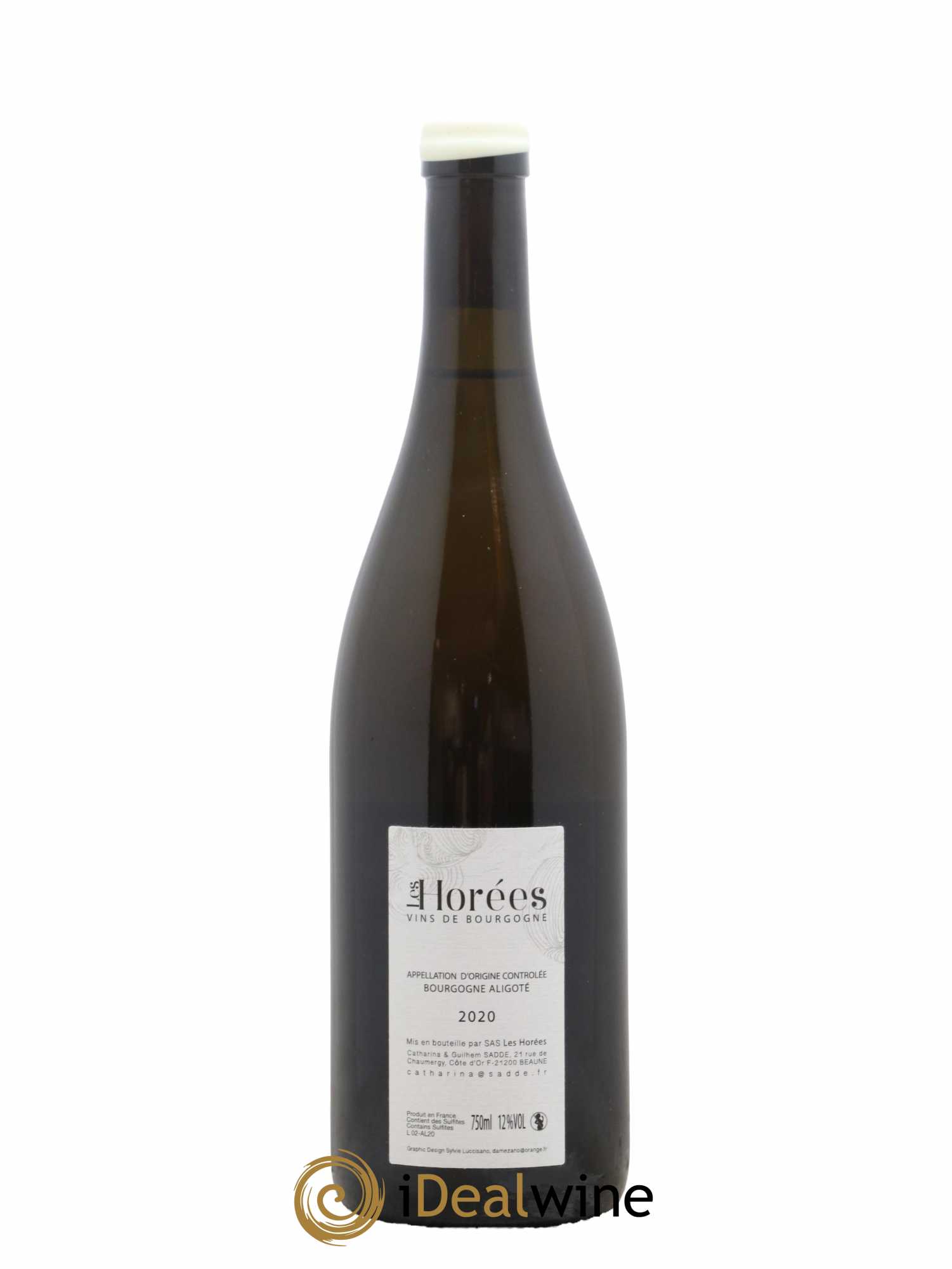Bourgogne Aligoté En Coulezain Les Horées 2020 - Lot de 1 bouteille - 1