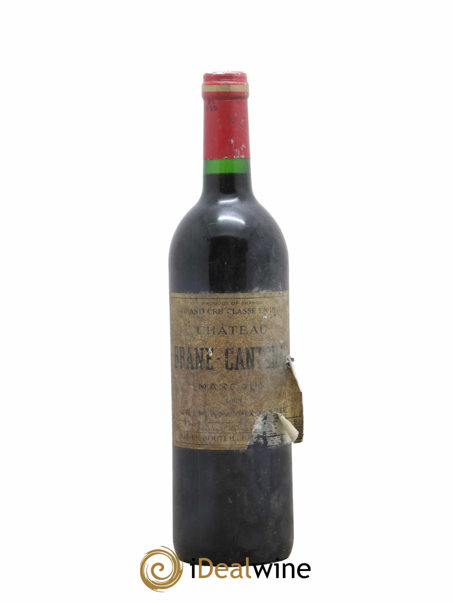 Château Brane Cantenac 2ème Grand Cru Classé 1998 - Lot de 1 bouteille - 0