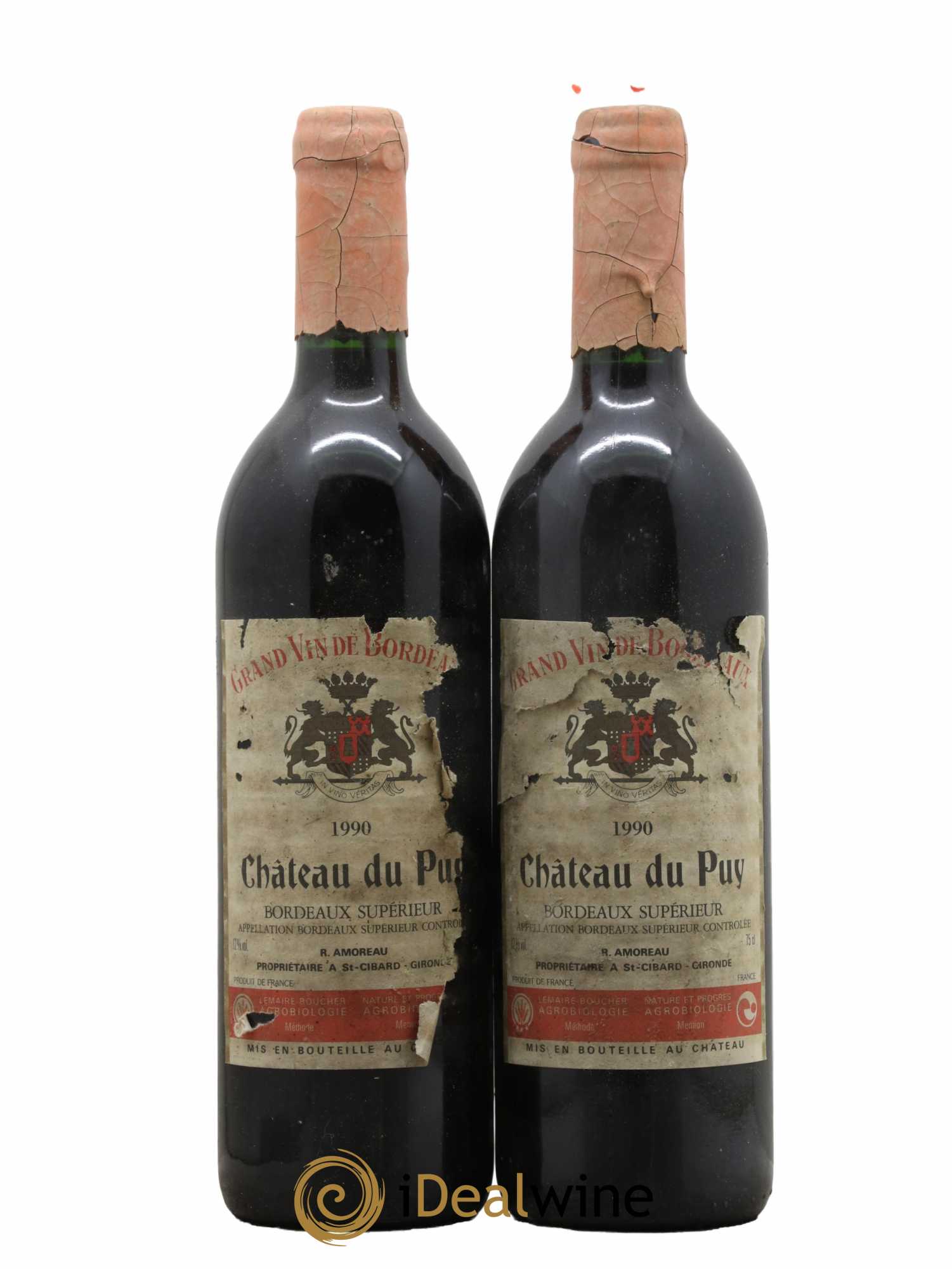 Le Puy - Cuvée Emilien 1990 - Lot de 2 bouteilles - 0