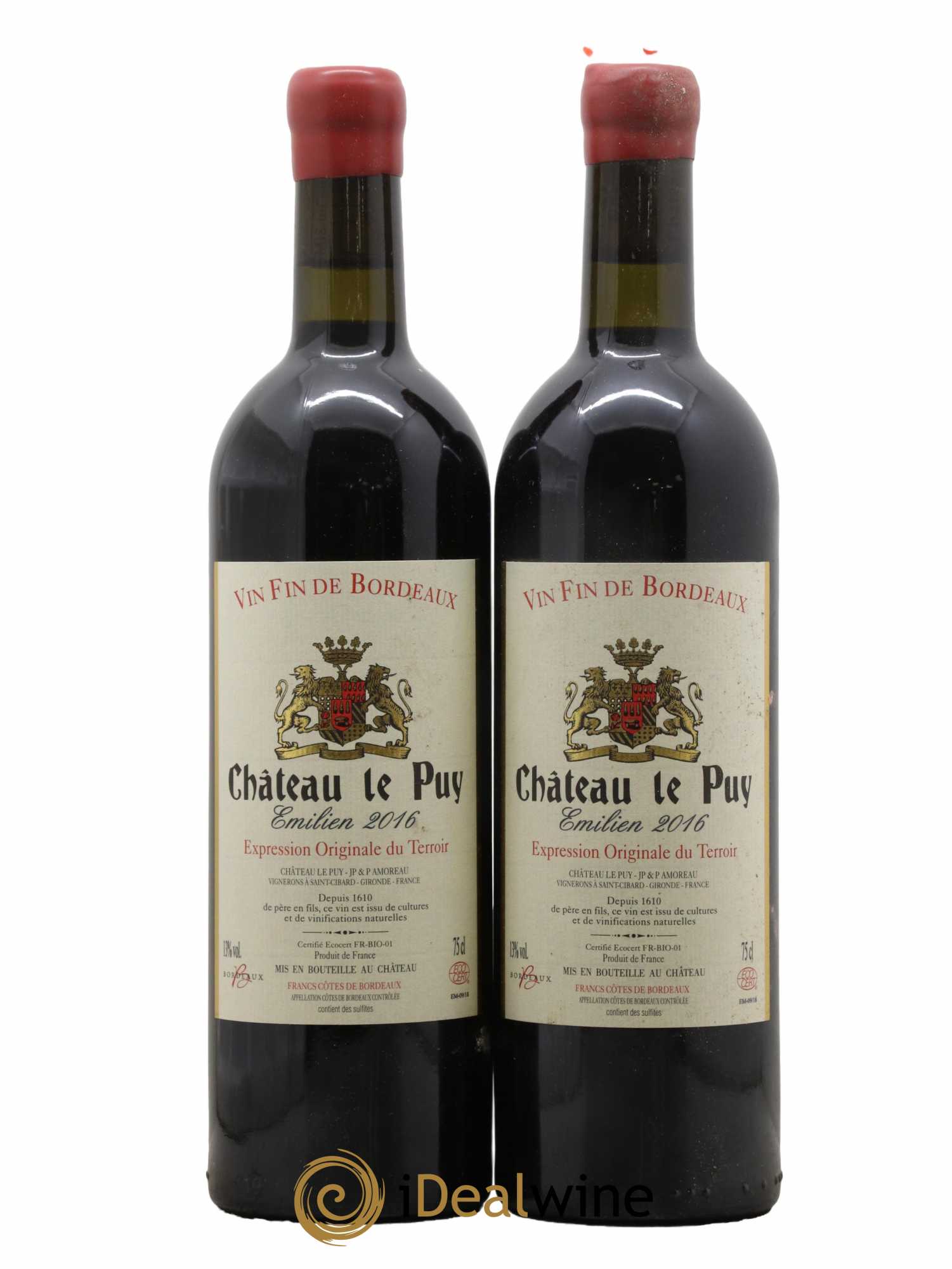 Le Puy - Cuvée Emilien 2016 - Lot de 2 bouteilles - 0