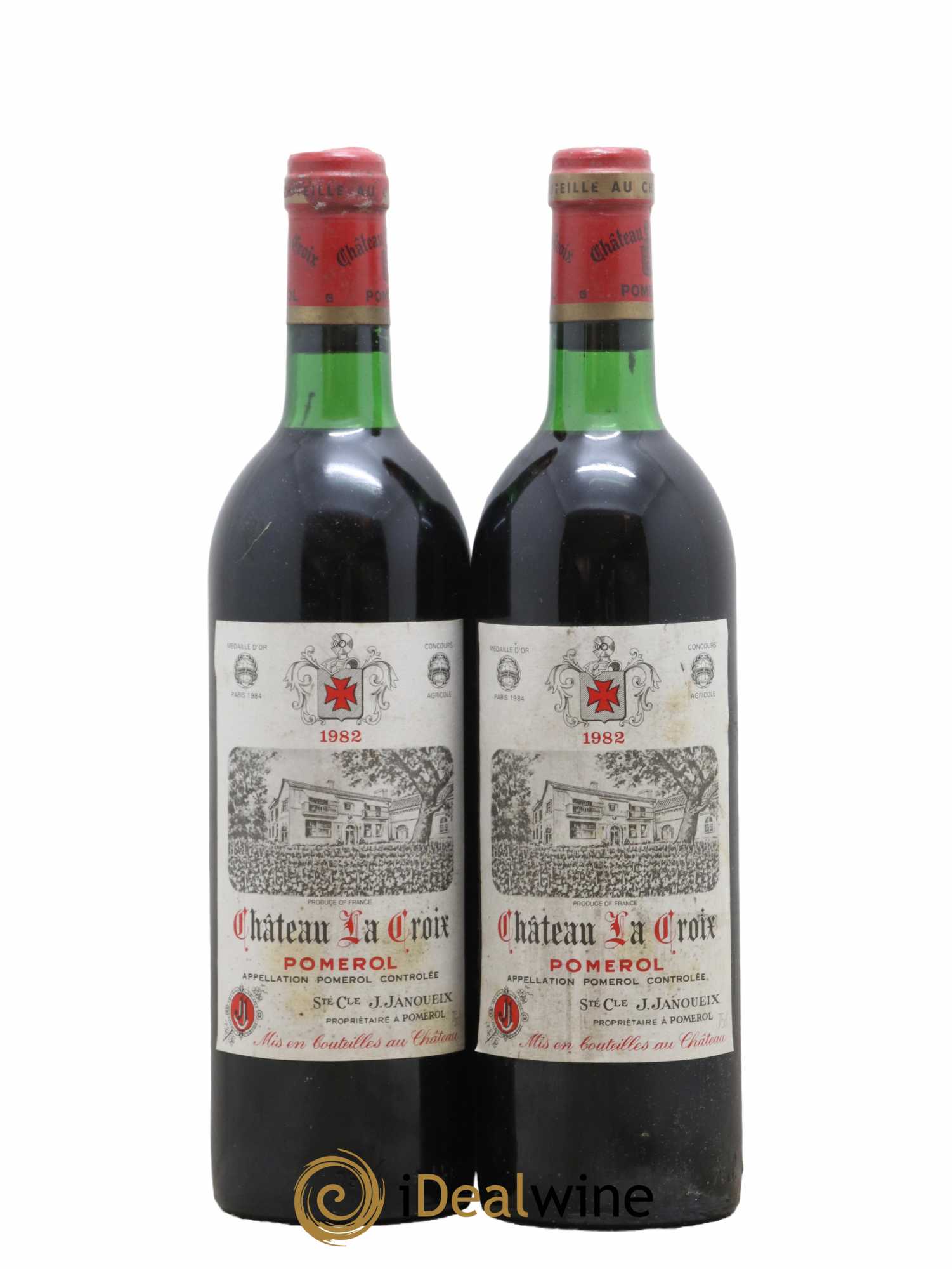 Château la Croix 1982 - Lot de 2 bouteilles - 0