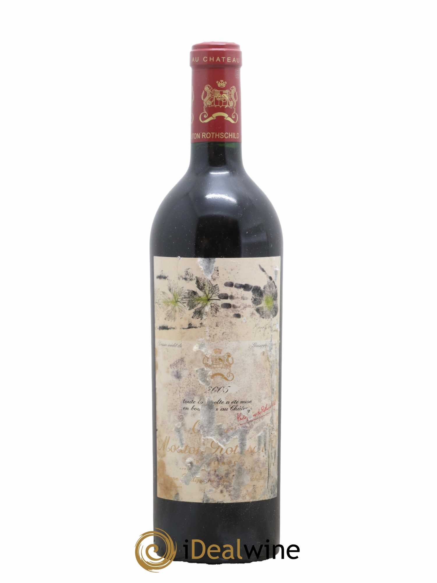 Château Mouton Rothschild 1er Grand Cru Classé 2005 - Lot de 1 bouteille - 0