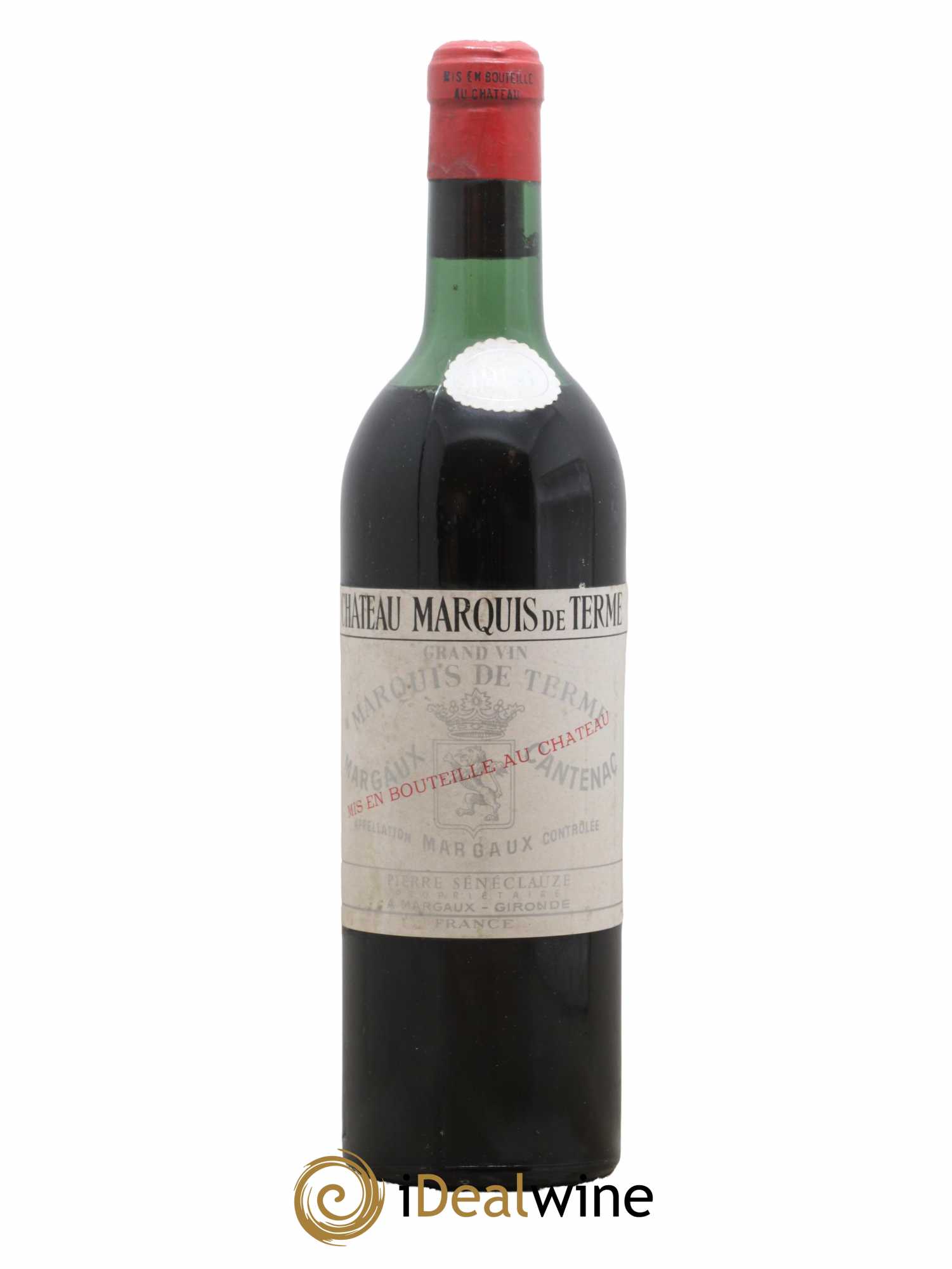 Château Marquis de Terme 4ème Grand Cru Classé 1966 - Lot de 1 bouteille - 0