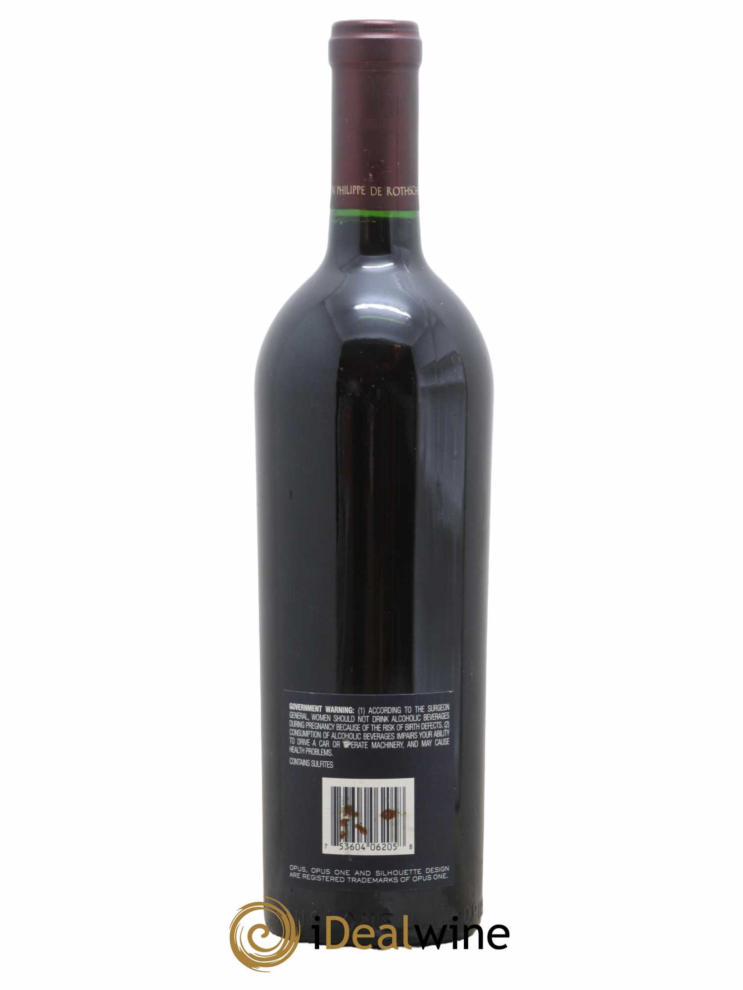Napa Valley Opus One Robert Mondavi 2005 - Lot de 1 bouteille - 1