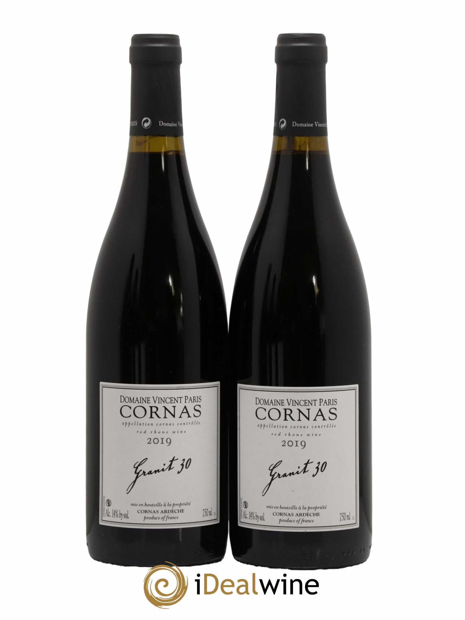 Cornas Granit 30 Vincent Paris 2019 - Lot de 2 bouteilles - 0