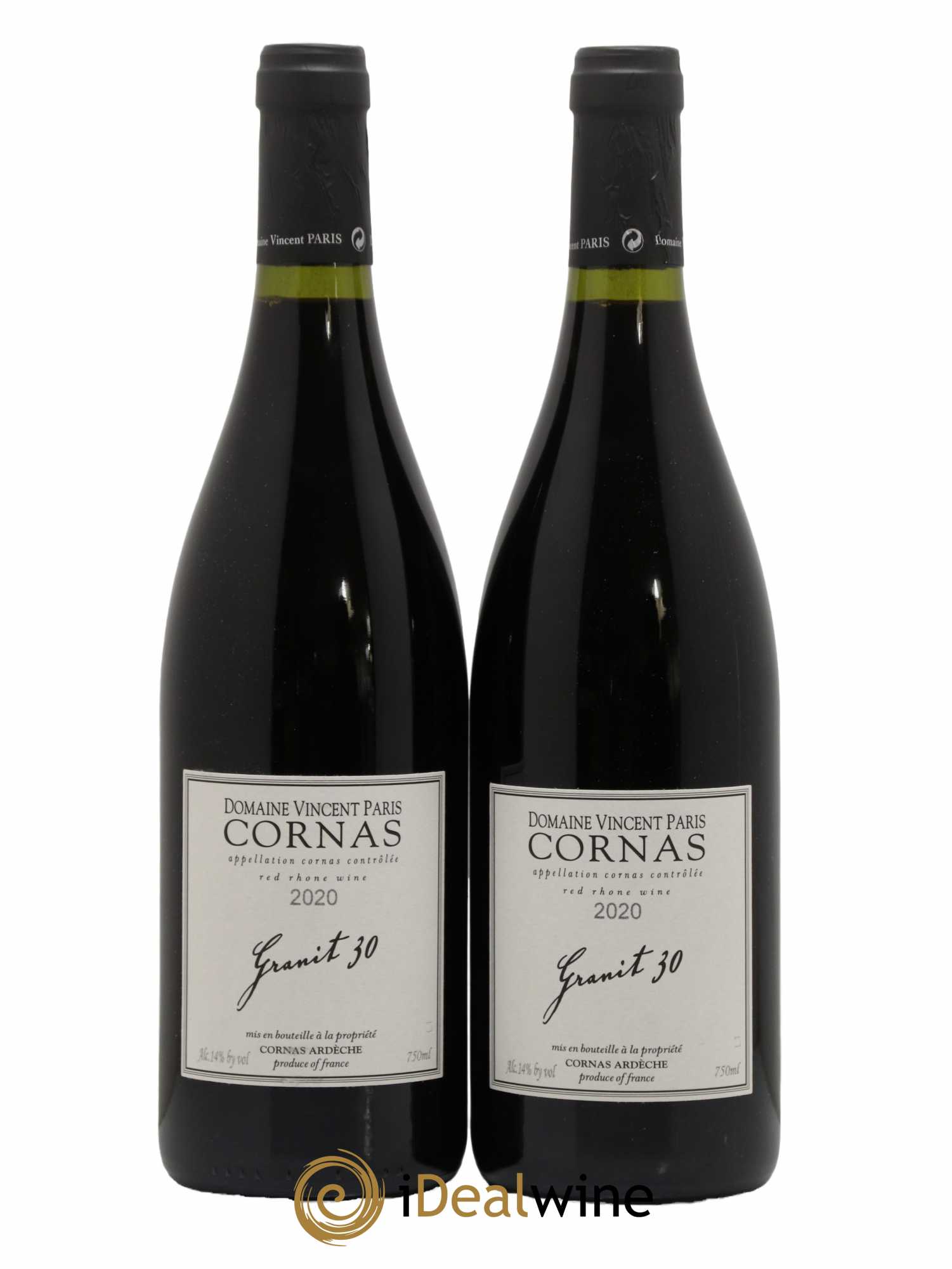 Cornas Granit 30 Vincent Paris 2020 - Lot de 2 bouteilles - 0