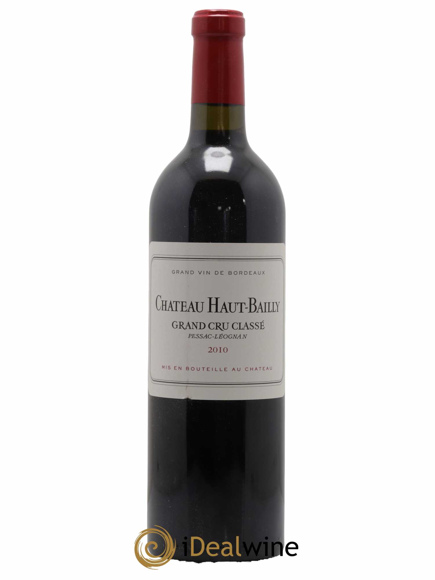 Château Haut-Bailly Cru Classé de Graves 2010 - Lot de 1 bouteille - 0