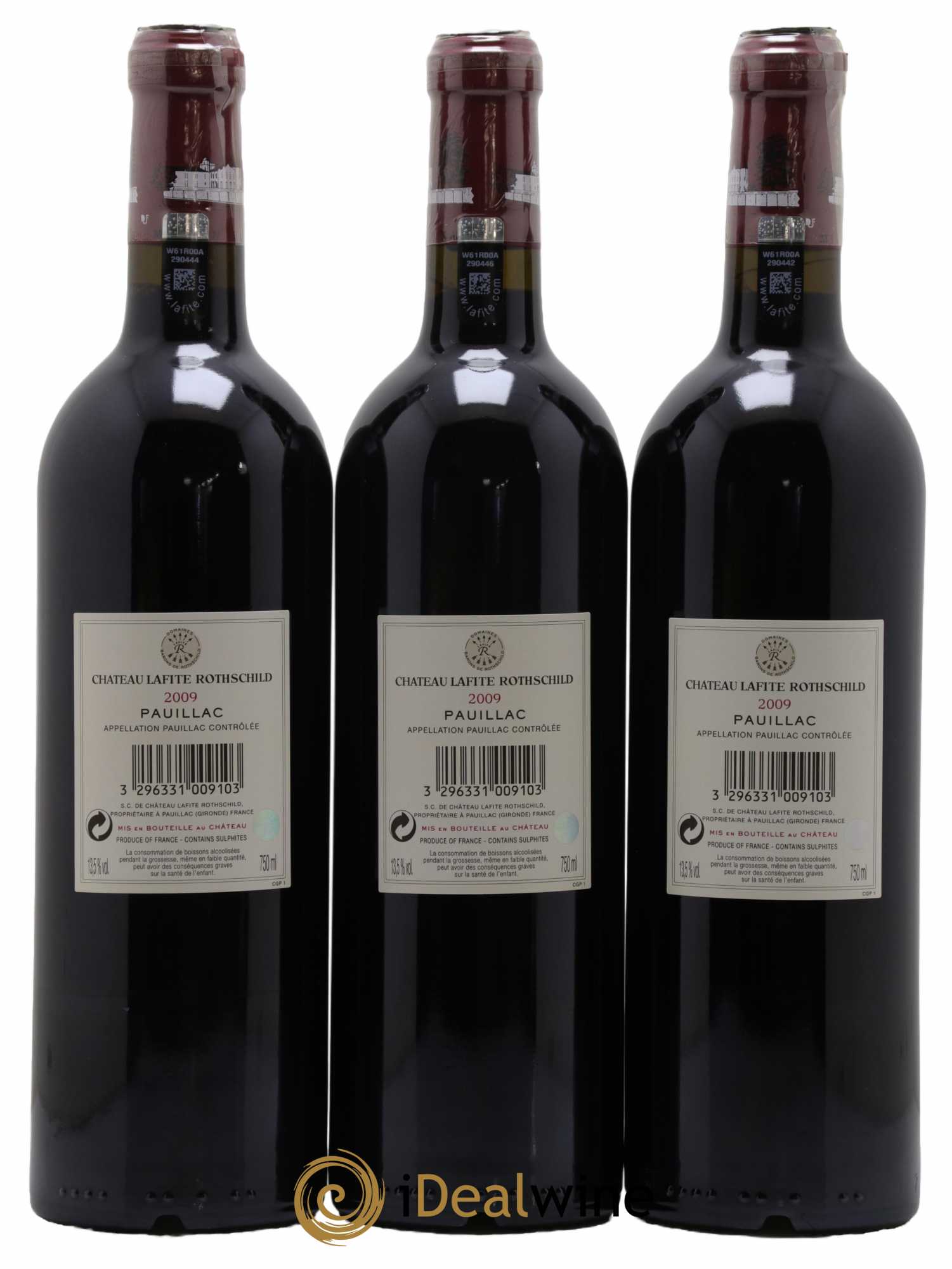 Château Lafite Rothschild 1er Grand Cru Classé 2009 - Lot de 6 bouteilles - 2