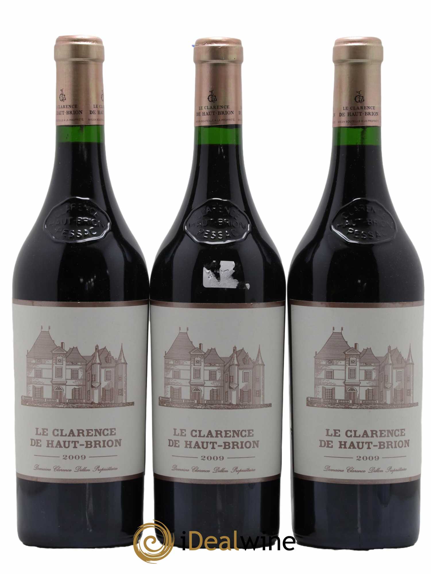 Clarence (Bahans) de Haut-Brion Second Vin 2009 - Lot de 3 bouteilles - 0