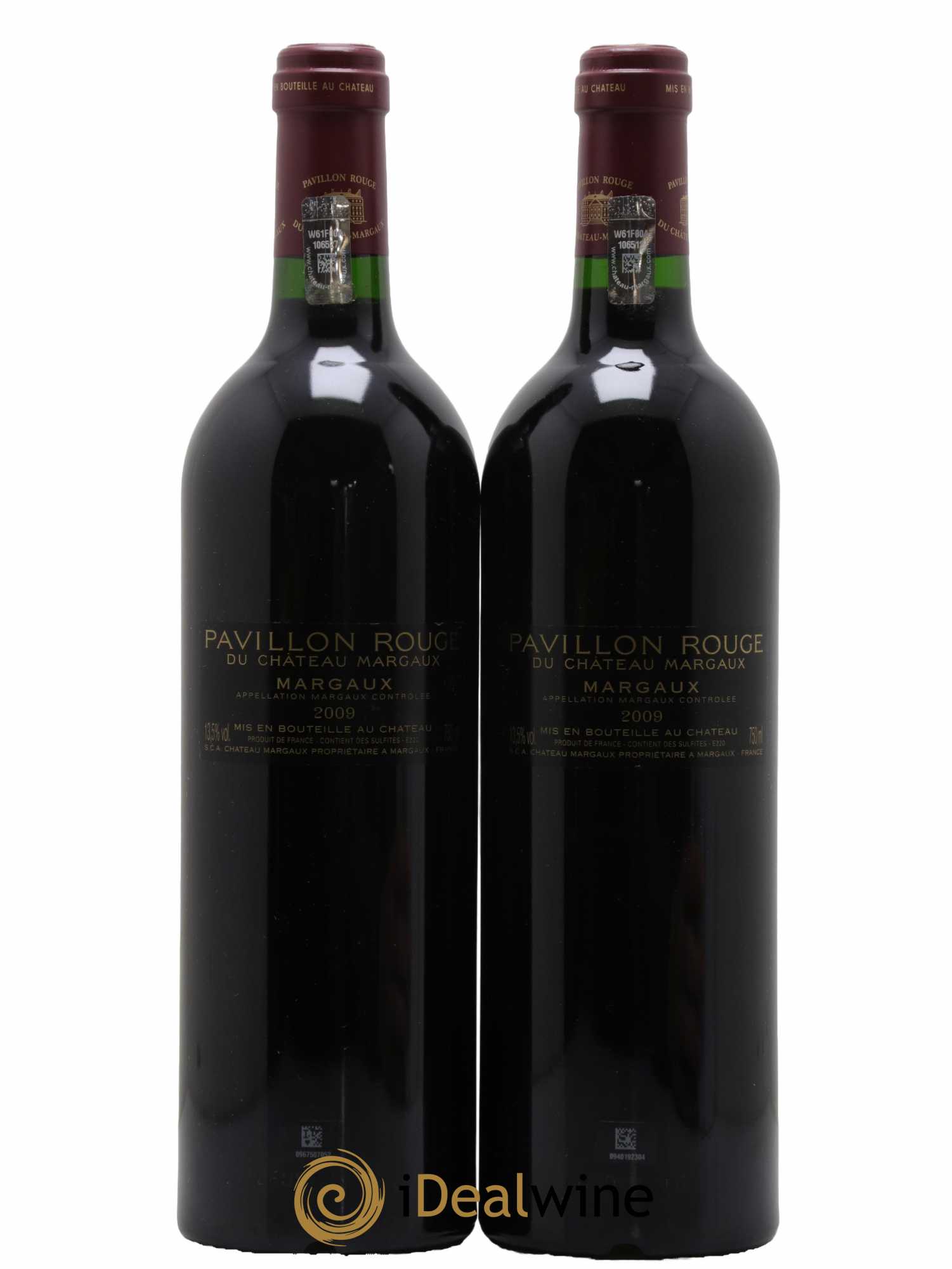 Pavillon Rouge du Château Margaux Second Vin 2009 - Lot de 2 bouteilles - 1