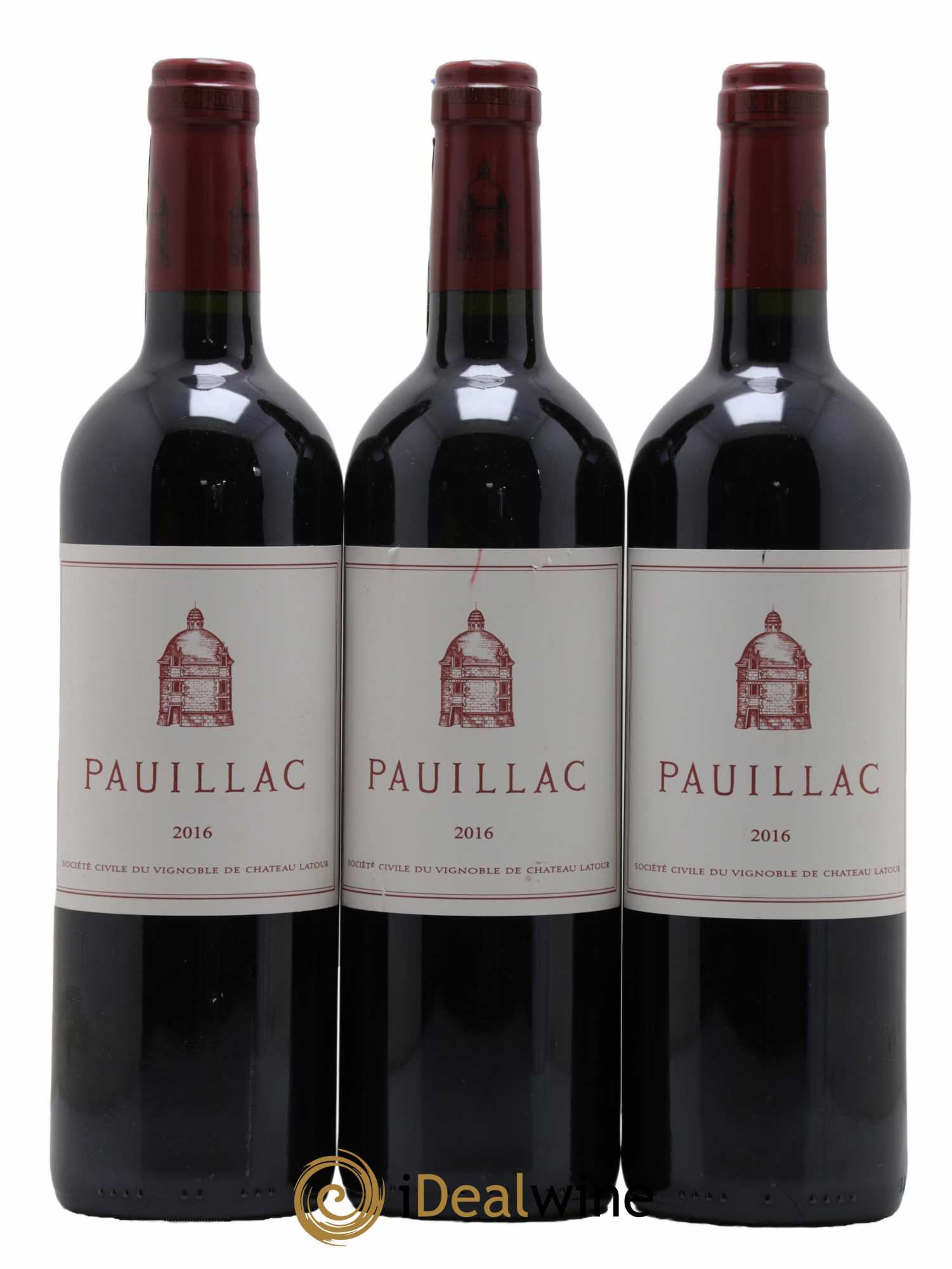 Pauillac de Château Latour 2016 - Lot de 3 bouteilles - 0