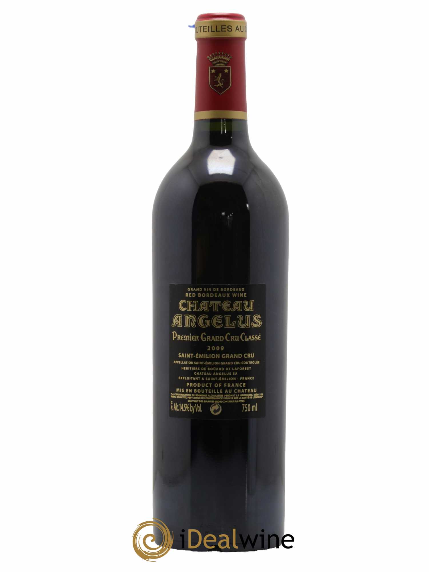 Château Angélus 1er Grand Cru Classé A 2009 - Lot de 1 bouteille - 1