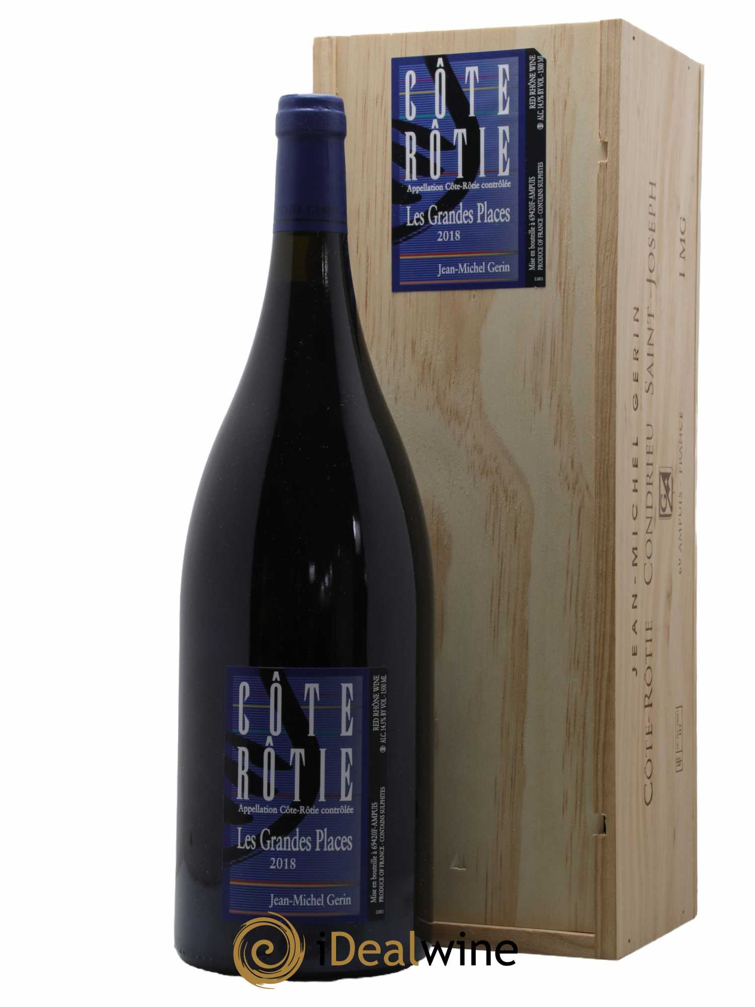 Côte-Rôtie Les Grandes Places Jean-Michel Gerin 2018 - Lot de 1 magnum - 0