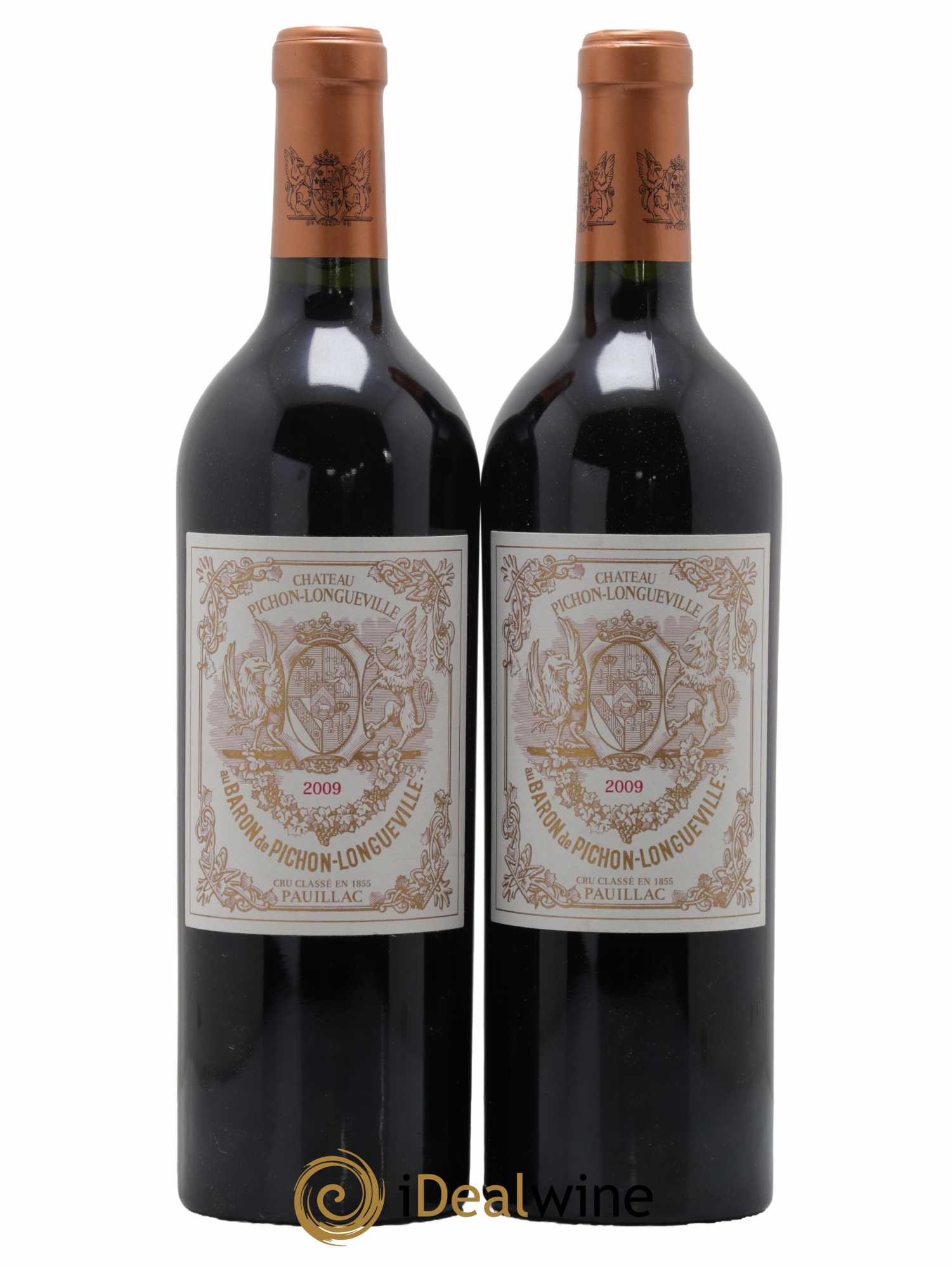 Pichon Longueville Baron 2ème Grand Cru Classé 2009 - Lot de 2 bouteilles - 0