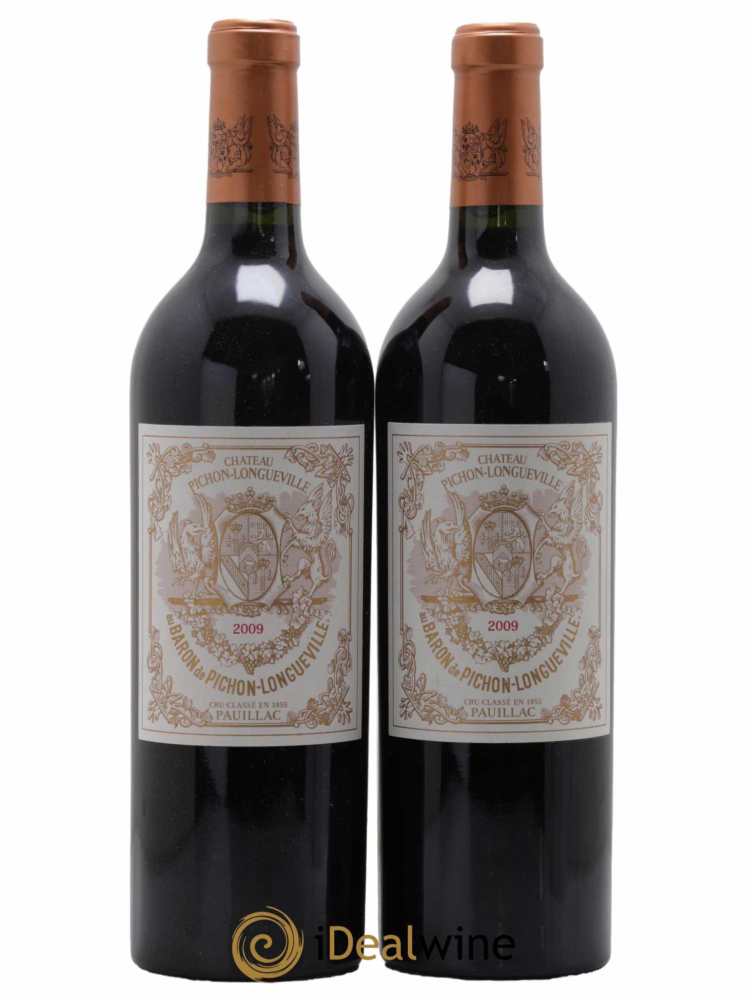 Pichon Longueville Baron 2ème Grand Cru Classé 2009 - Lot de 2 bouteilles - 0