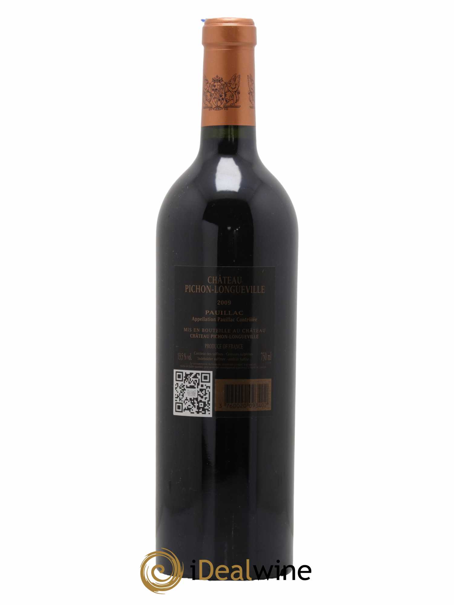 Pichon Longueville Baron 2ème Grand Cru Classé 2009 - Lot de 1 bouteille - 1