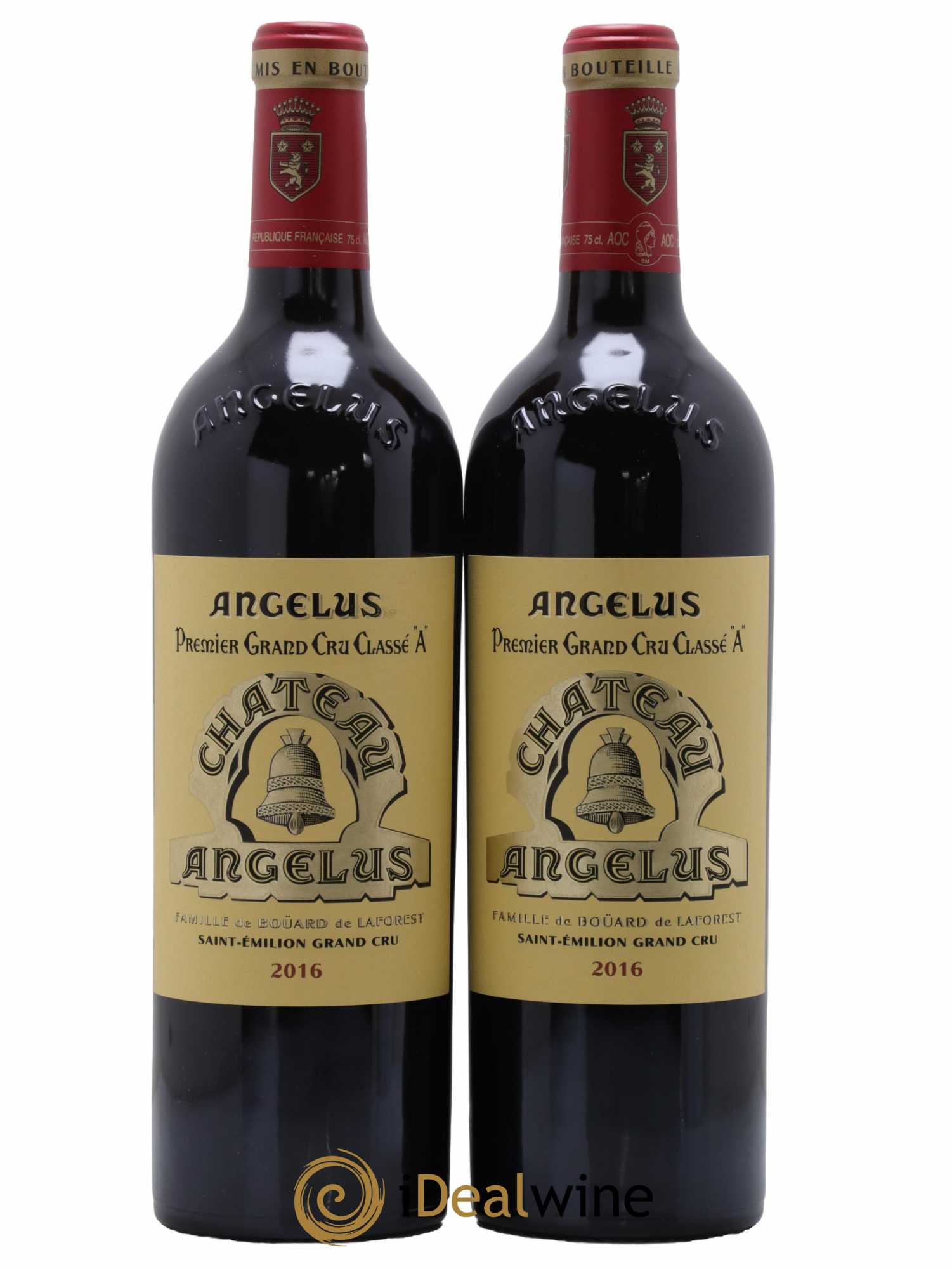 Château Angélus 1er Grand Cru Classé A 2016 - Lot de 2 bouteilles - 0