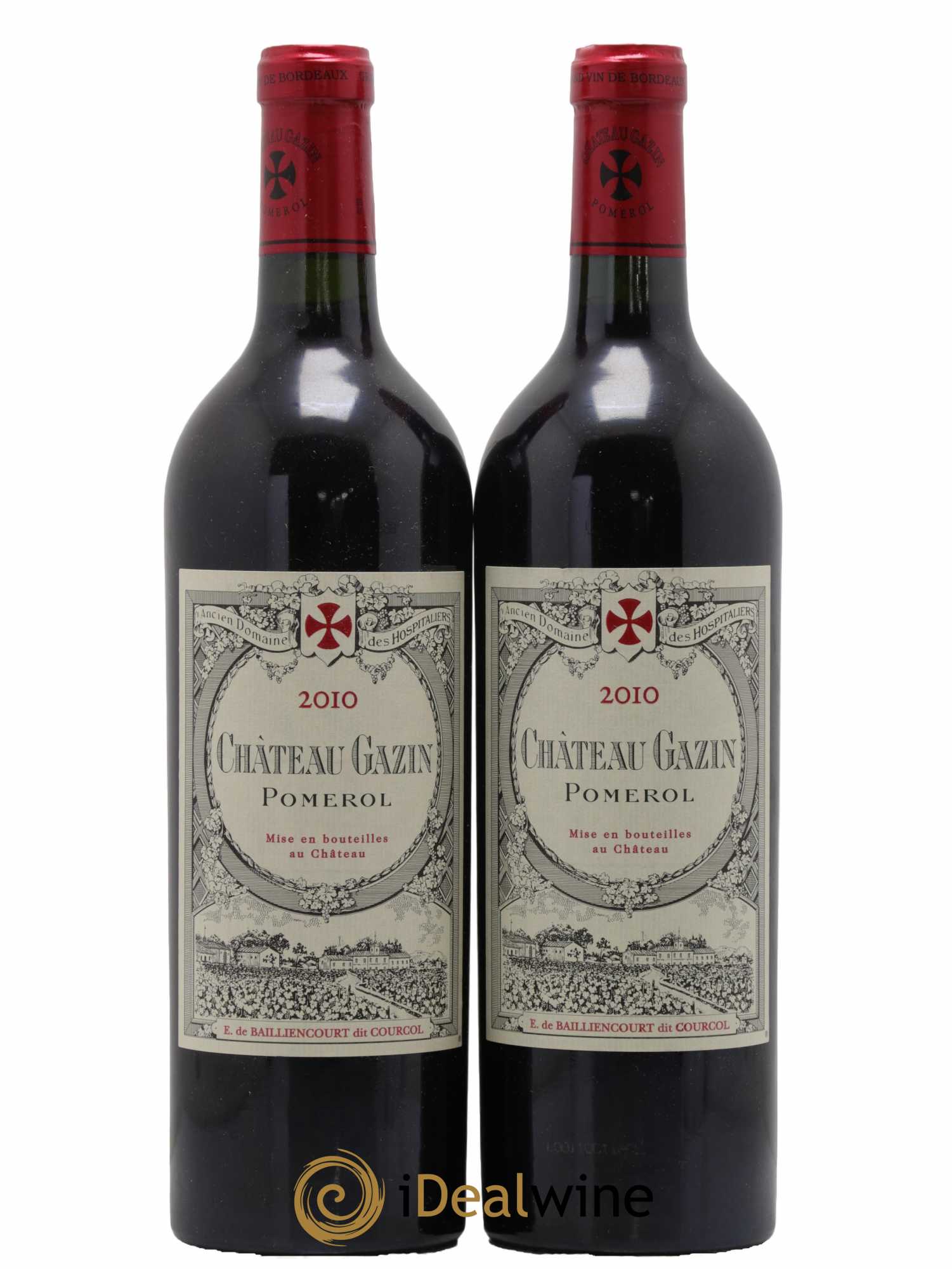Château Gazin 2010 - Lot de 2 bouteilles - 0