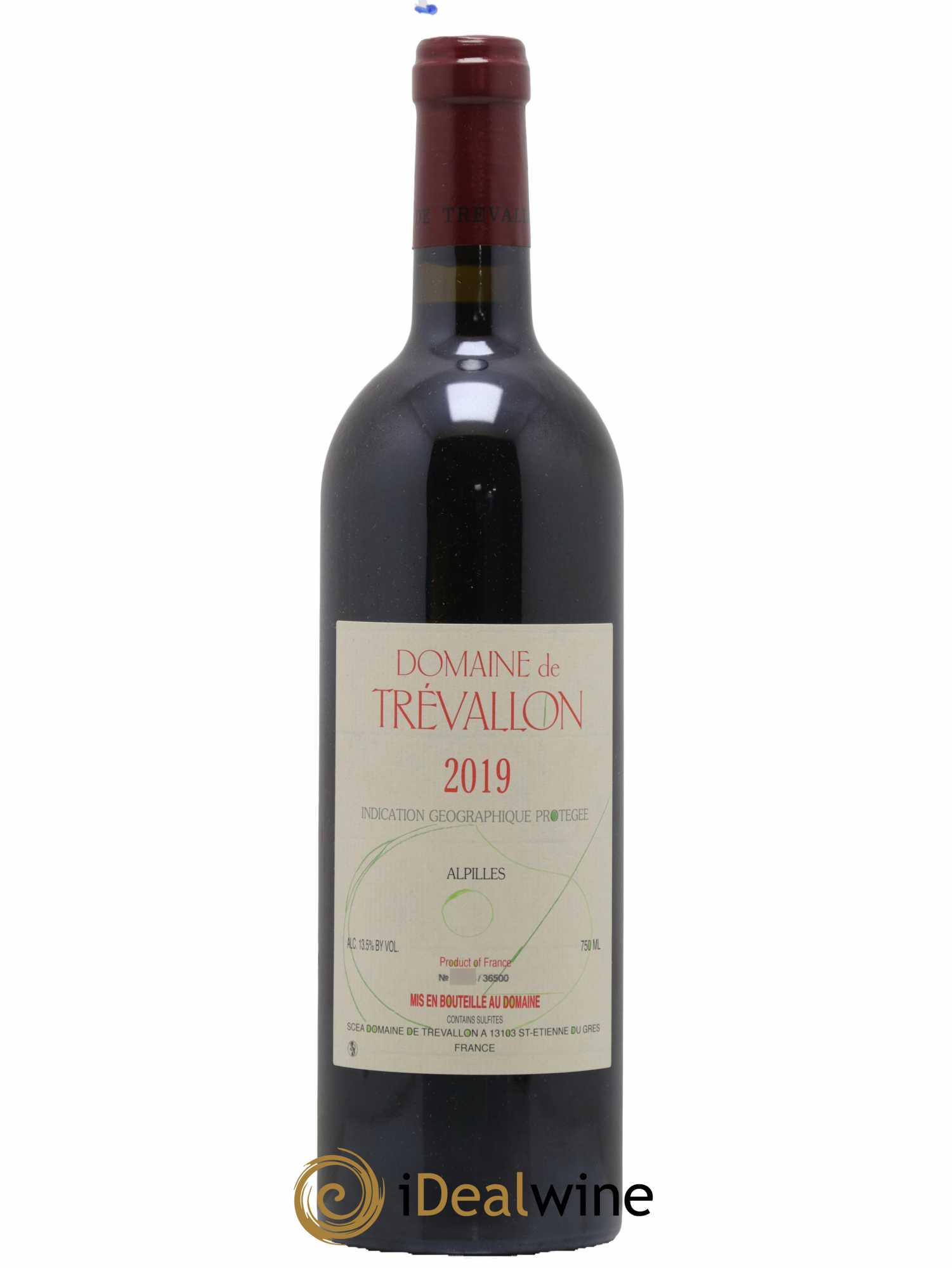Alpilles Trévallon (Domaine de) Eloi Dürrbach 2019 - Lot de 1 bouteille - 0
