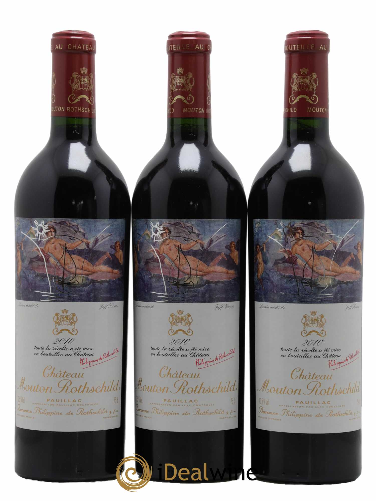 Château Mouton Rothschild 1er Grand Cru Classé 2010 - Lot de 6 bouteilles - 3
