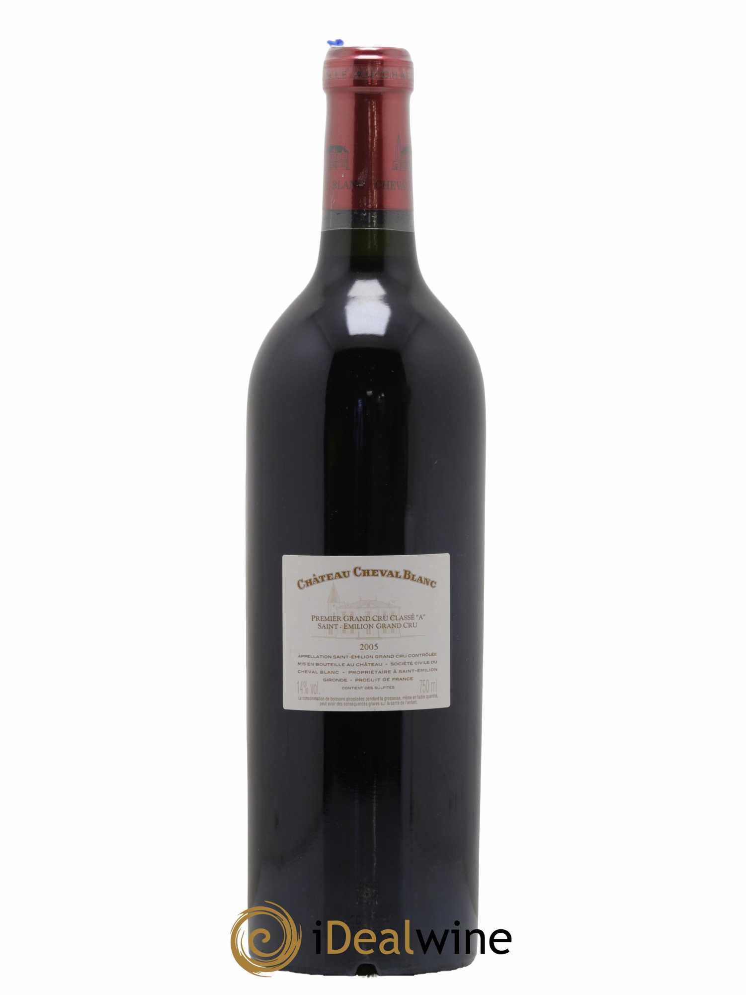 Château Cheval Blanc 1er Grand Cru Classé A 2005 - Lot de 1 bouteille - 1