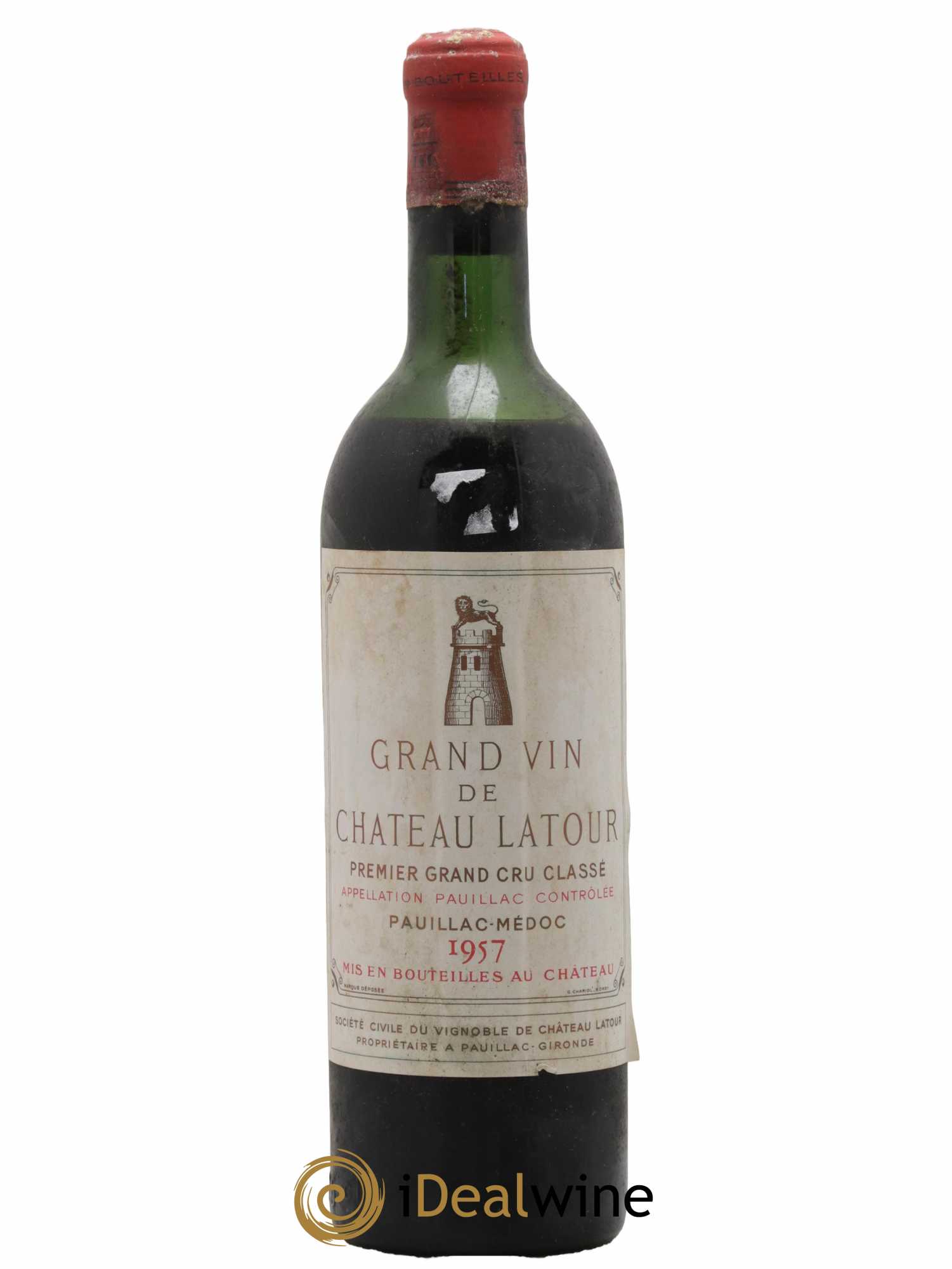 Château Latour 1er Grand Cru Classé 1957 - Lot de 1 bouteille - 0