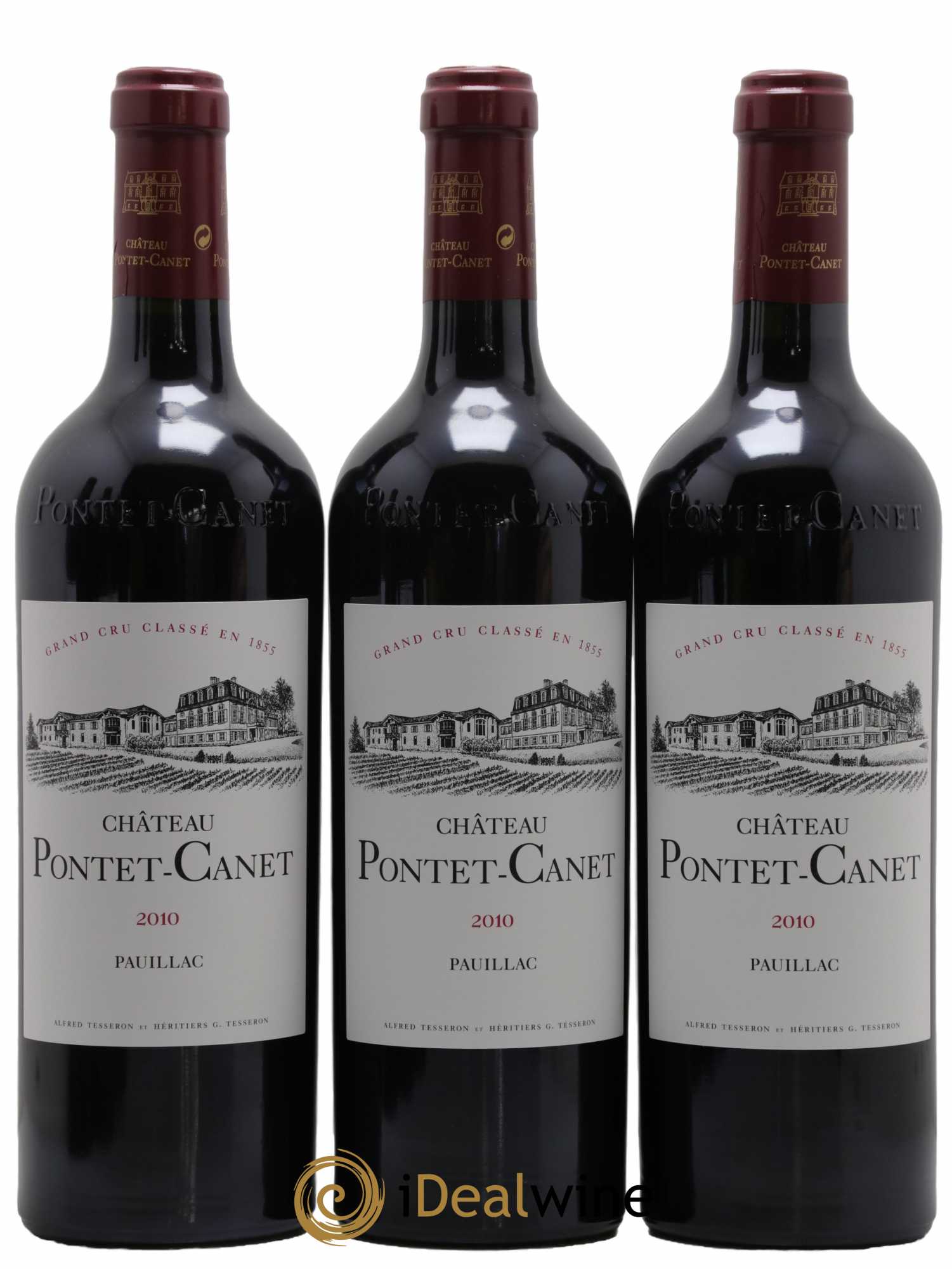Château Pontet Canet 5ème Grand Cru Classé 2010 - Lot de 6 bouteilles - 3