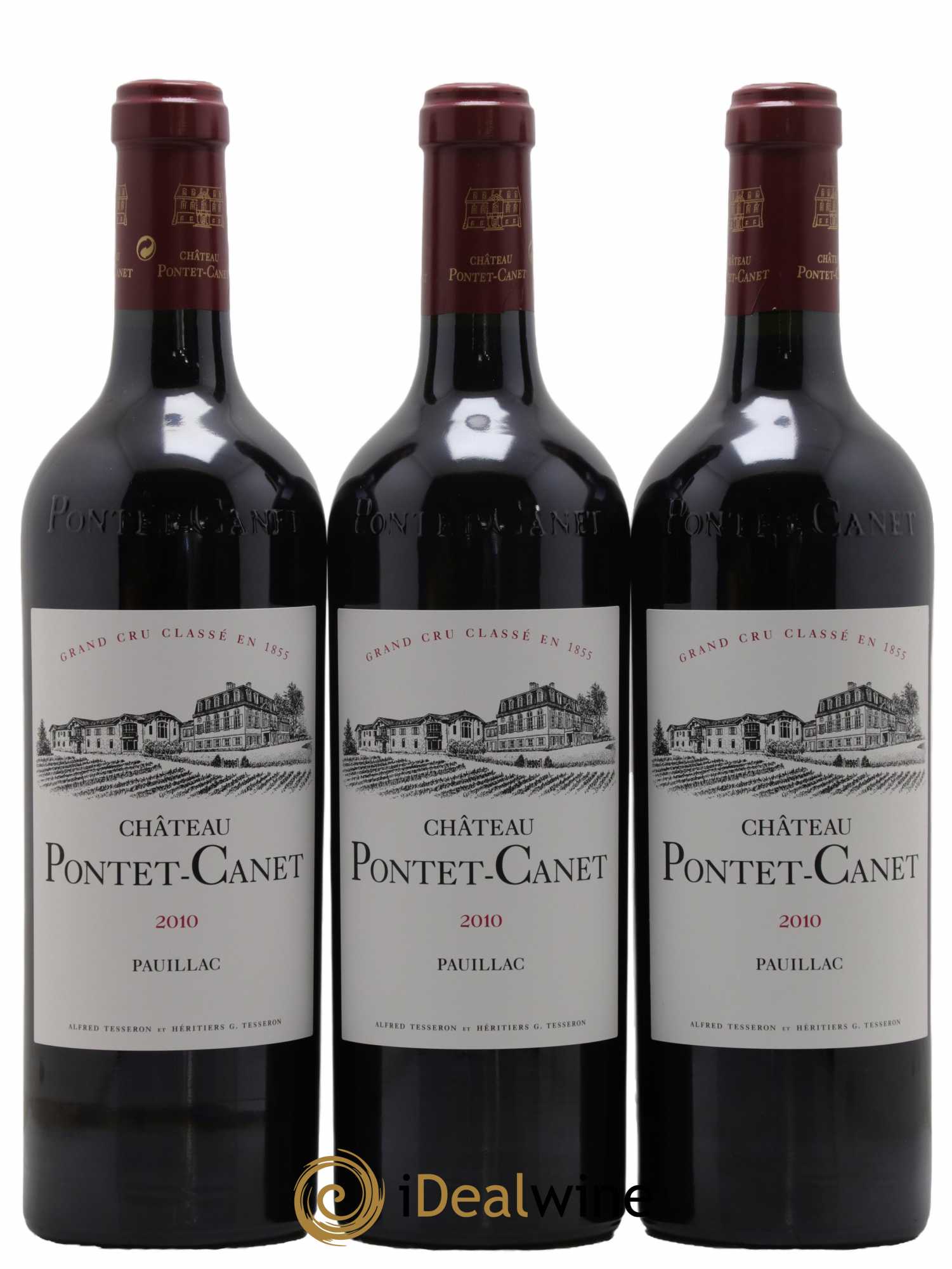 Château Pontet Canet 5ème Grand Cru Classé 2010 - Lot de 6 bouteilles - 3