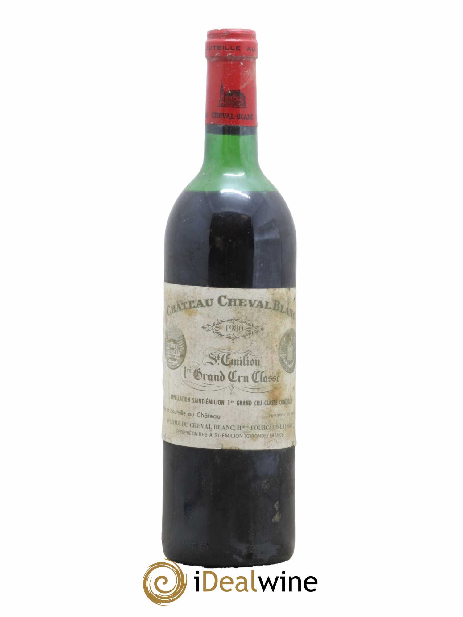 Château Cheval Blanc 1er Grand Cru Classé A 1980 - Lot de 1 bouteille - 0