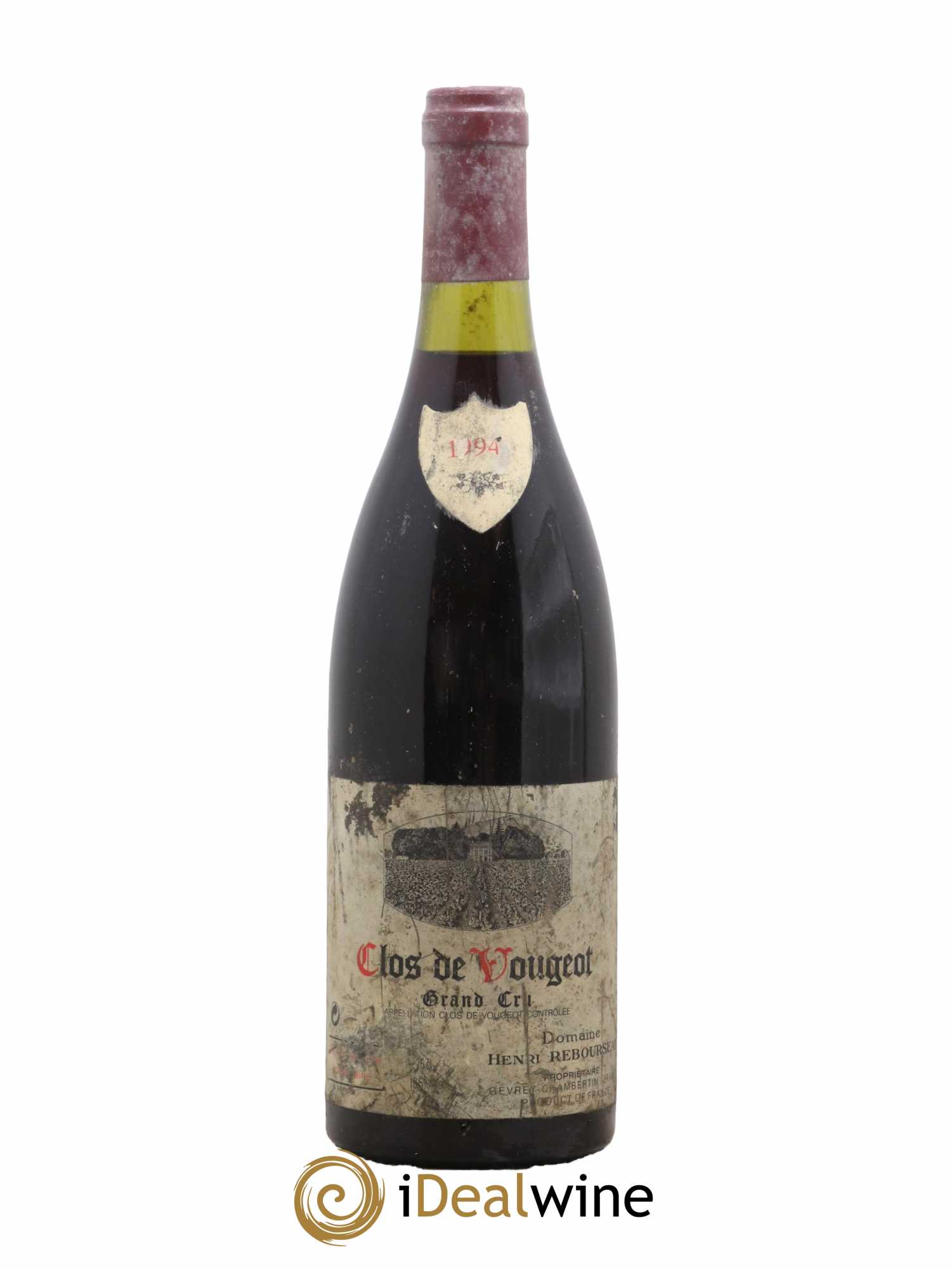 Clos de Vougeot Grand Cru Henri Rebourseau (Domaine) 1994 - Lot de 1 bouteille - 0