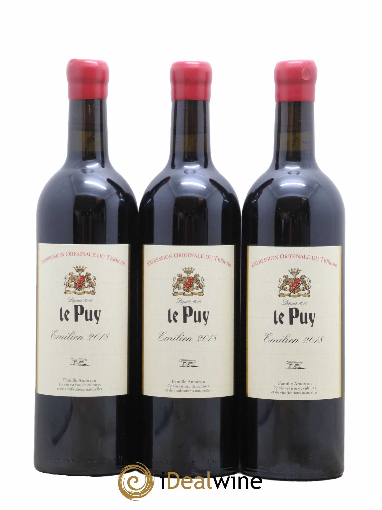 Le Puy - Cuvée Emilien 2018 - Lot de 3 bouteilles - 0