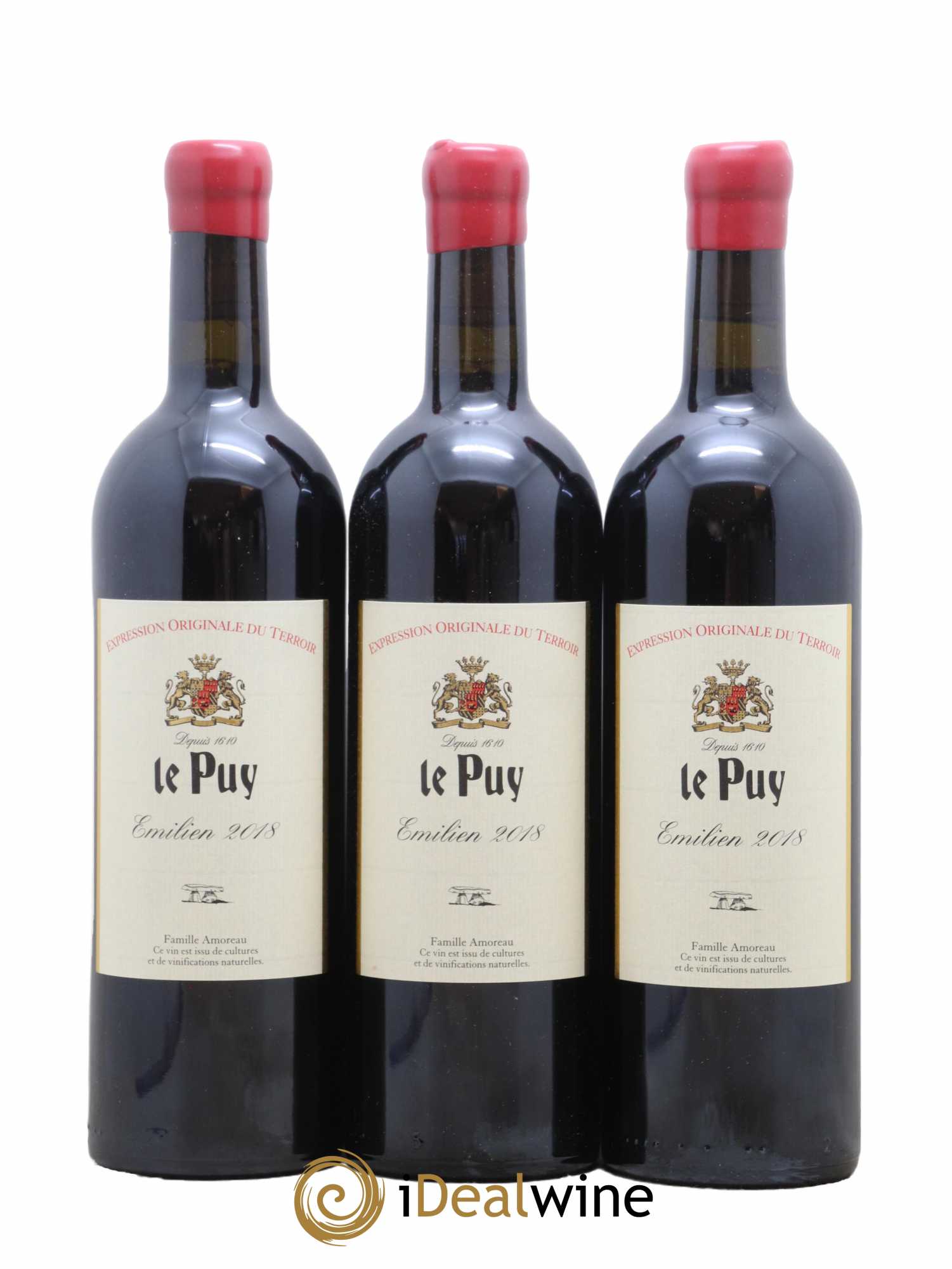 Le Puy - Cuvée Emilien 2018 - Lot de 3 bouteilles - 0