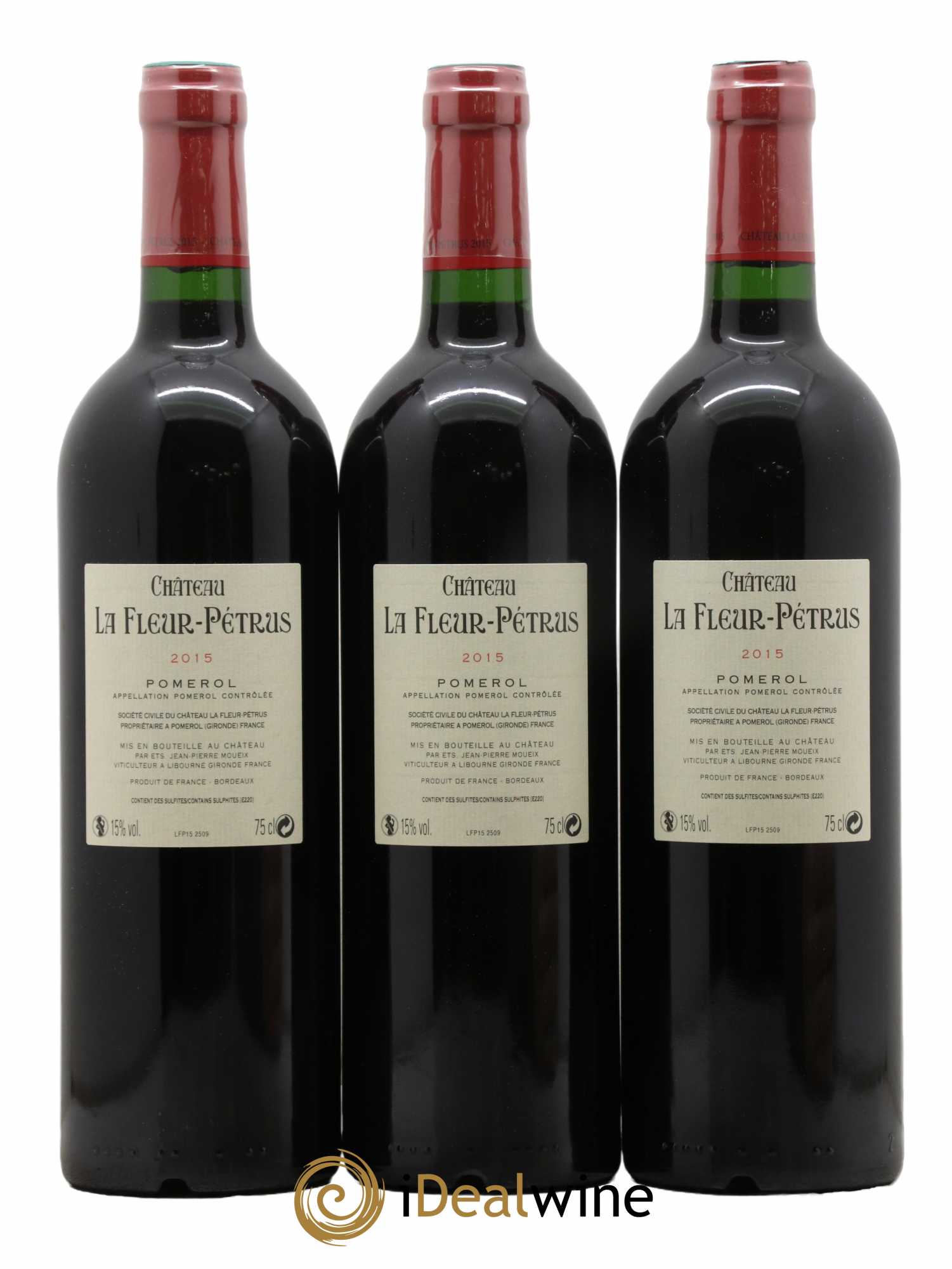 Château la Fleur Petrus 2015 - Lot de 3 bouteilles - 1