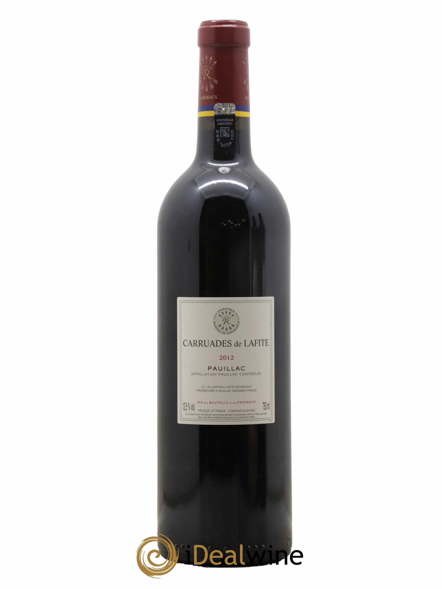 Carruades de Lafite Rothschild Second Vin 2012 - Lot of 1 bottle - 1