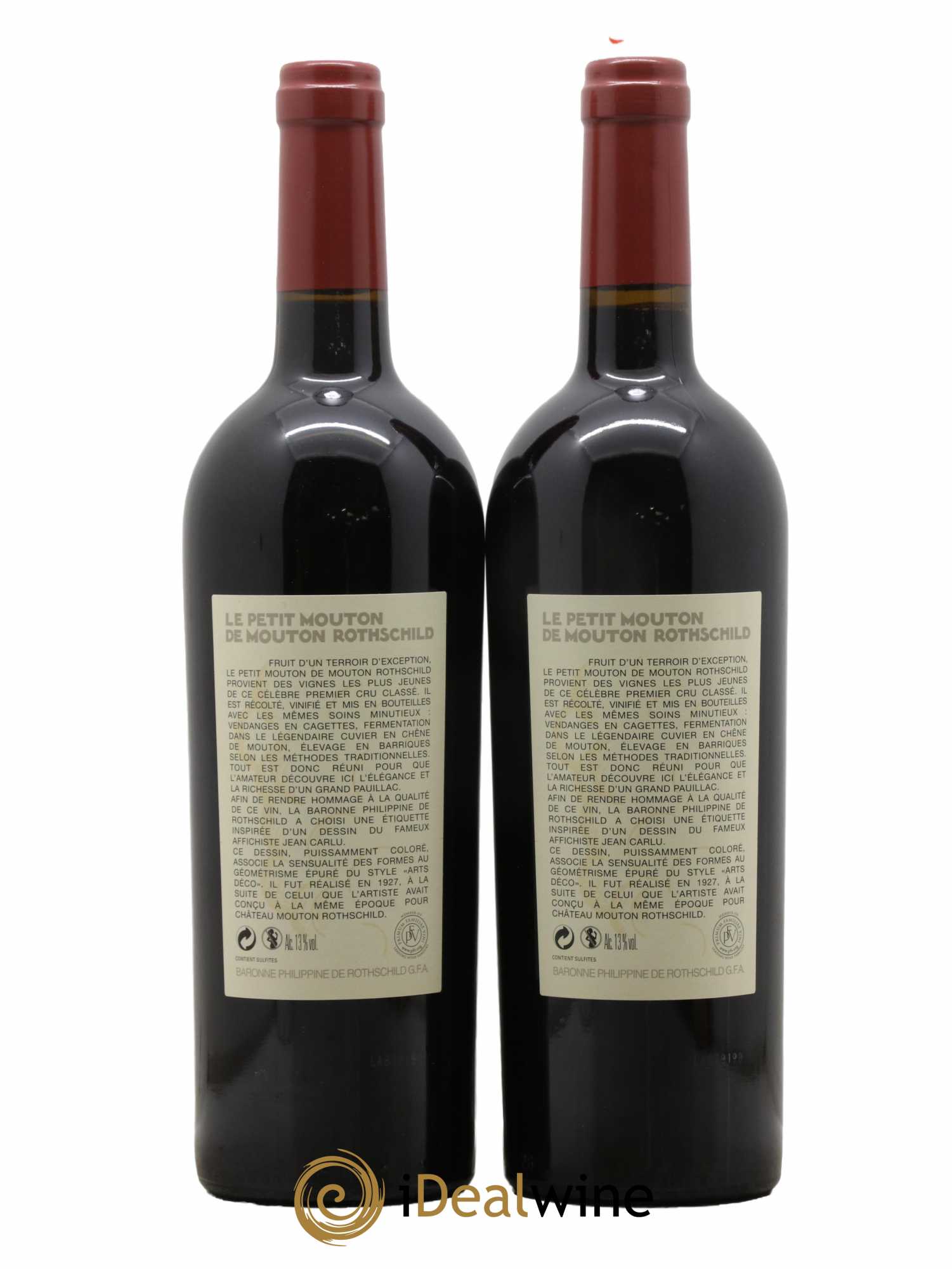 Petit Mouton Second Vin 2012 - Lot de 2 bouteilles - 1