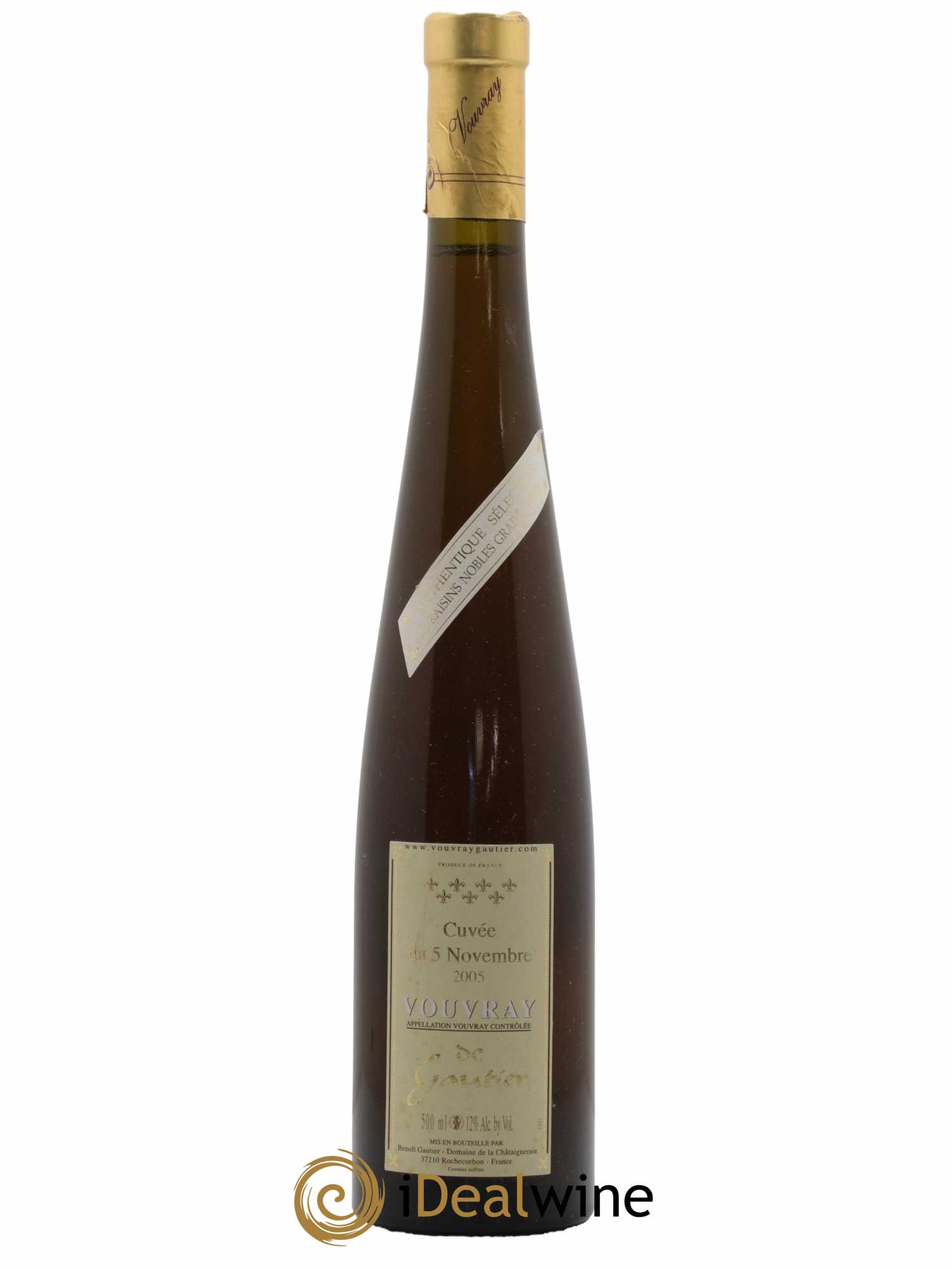 Vouvray Cuvée du 5 novembre Benoit Gautier 50cl 2005 - Lot de 1 bouteille - 0