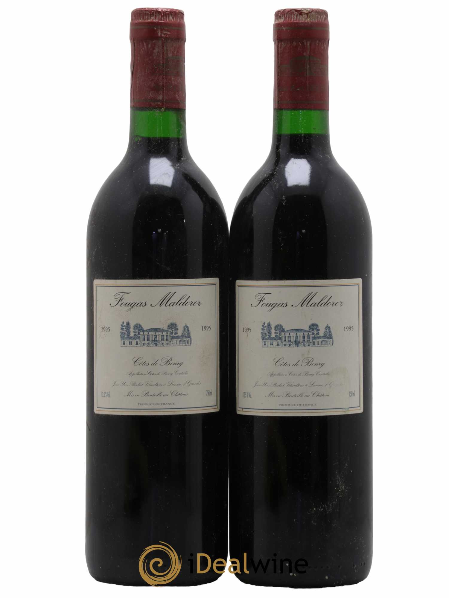 Château Fougas Maldoror 1995 - Lot de 2 bouteilles - 0