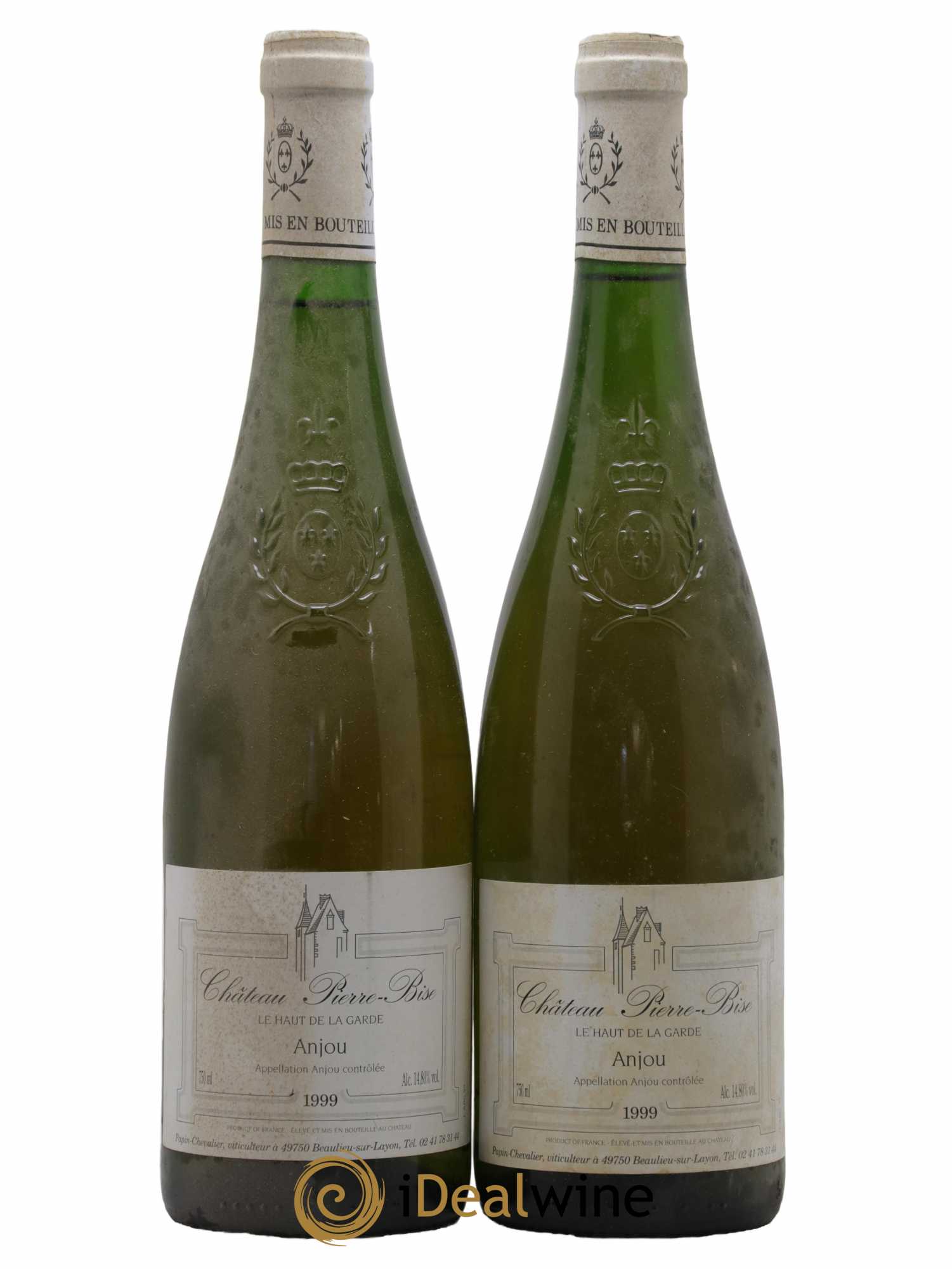 Anjou Le Haut De La Garde Château Pierre Bise 1999 - Lot de 2 bouteilles - 0