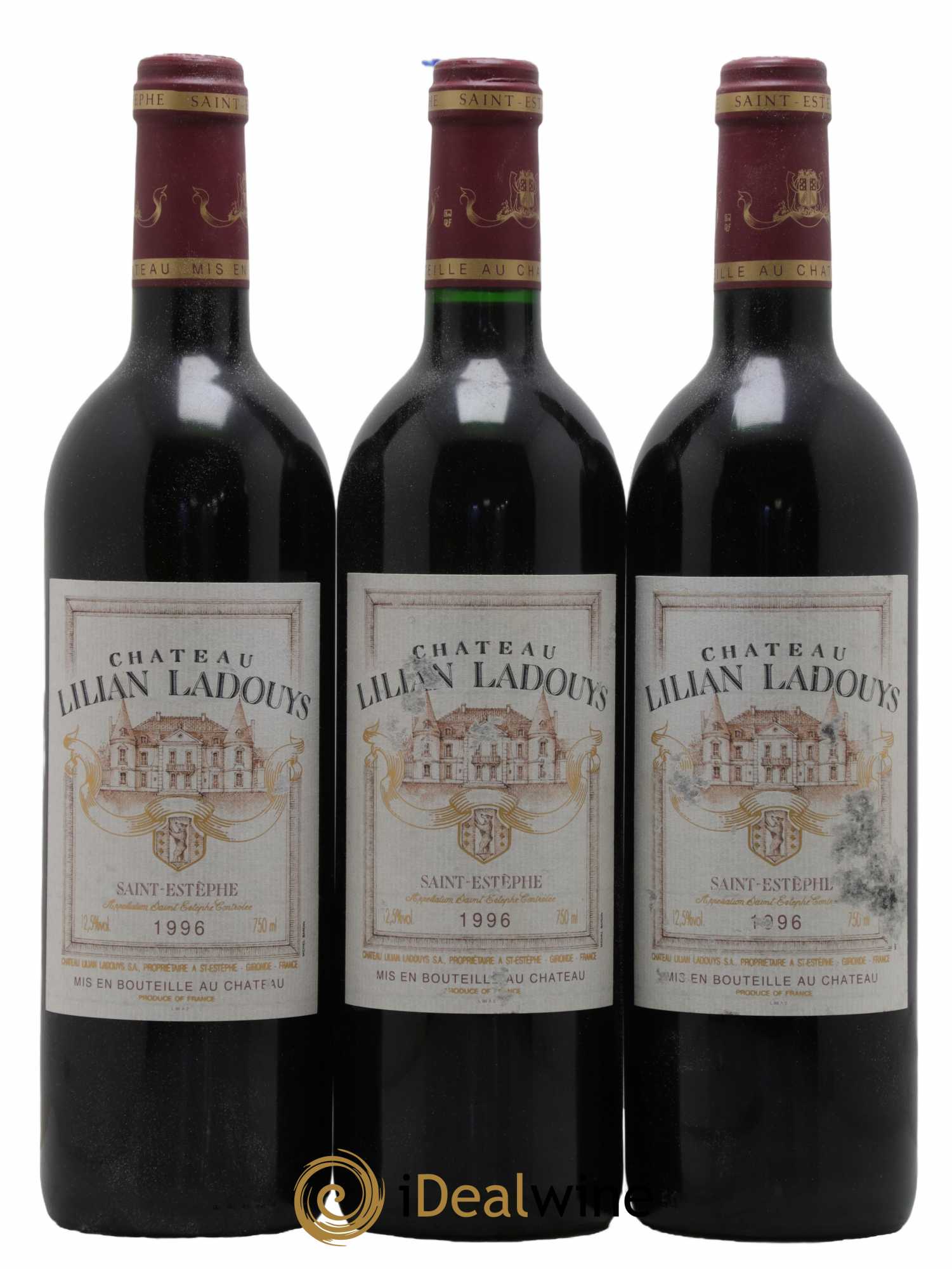 Château Lilian Ladouys Cru Bourgeois 1996 - Lot of 12 bottles - 2