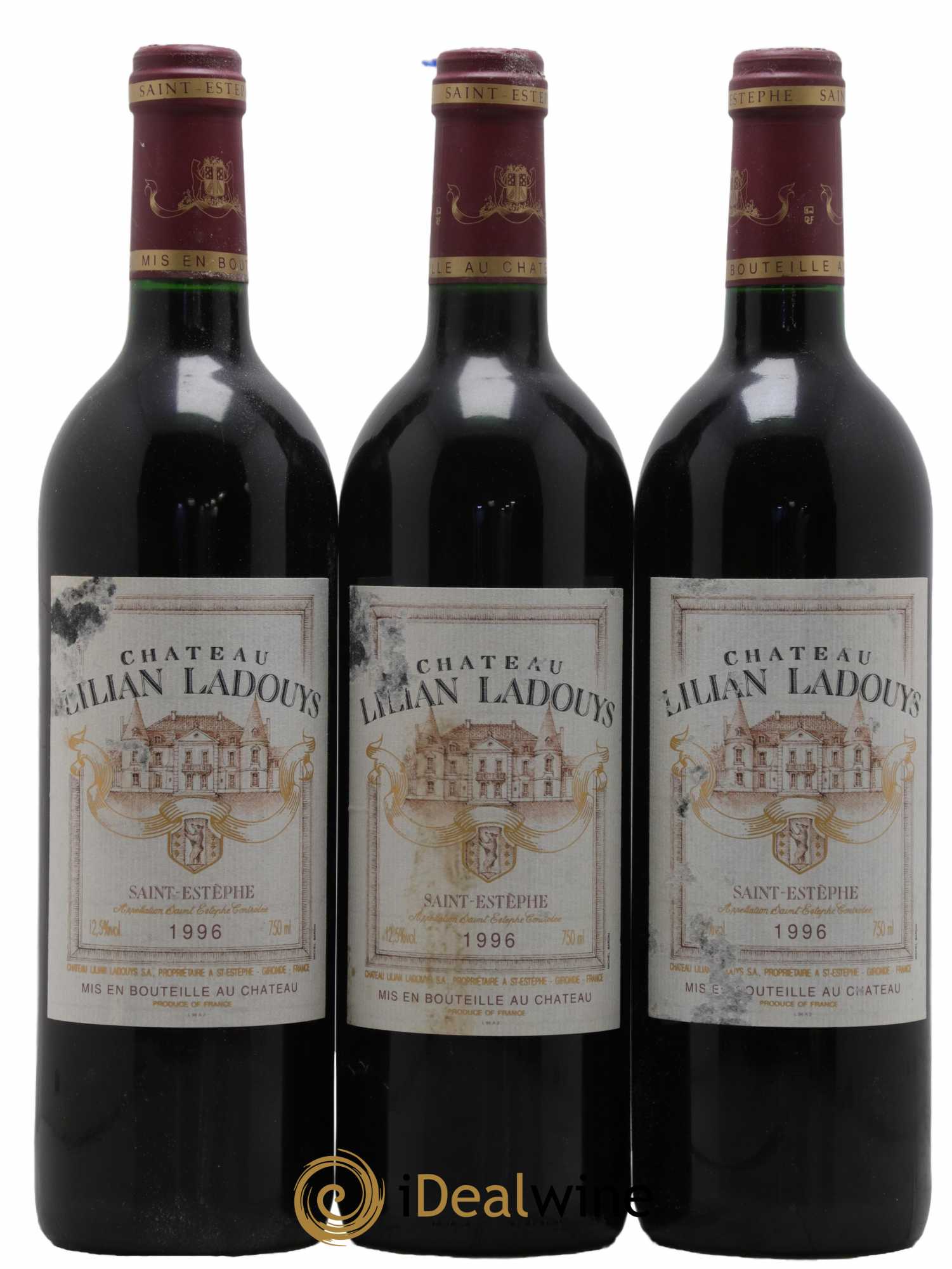 Château Lilian Ladouys Cru Bourgeois 1996 - Lot of 12 bottles - 4