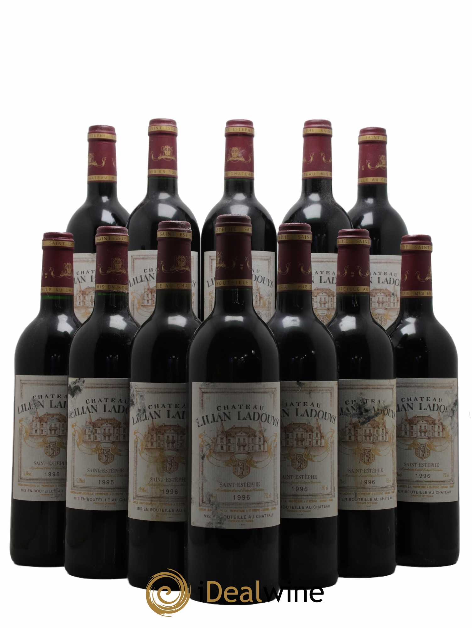 Château Lilian Ladouys Cru Bourgeois 1996 - Lot of 12 bottles - 0