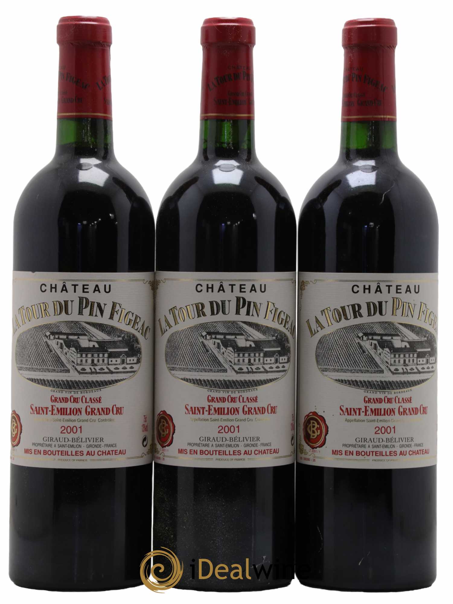 Château la Tour du Pin Figeac 2001 - Lot de 6 bouteilles - 2